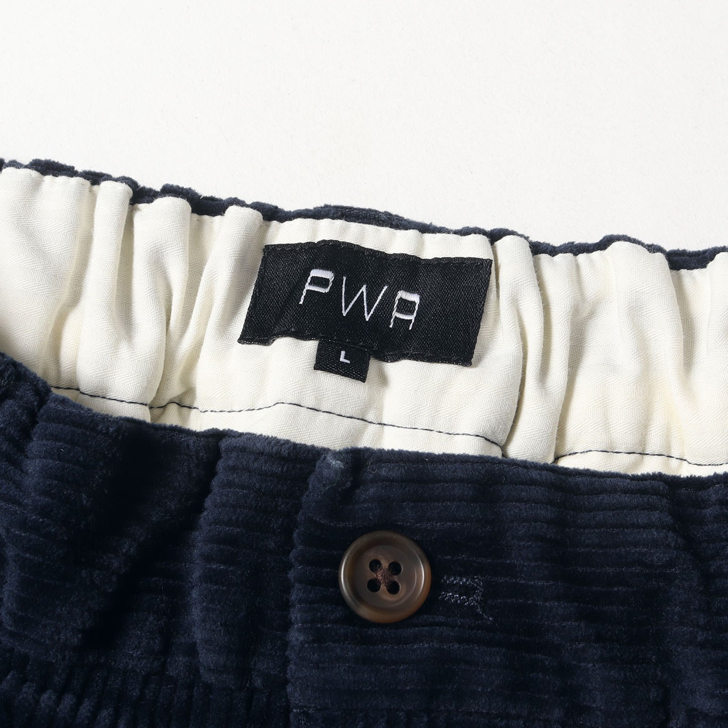 ストレッチ コーデュロイ ワイド イージー スラックスパンツ(8W RIDGE SLACKS)