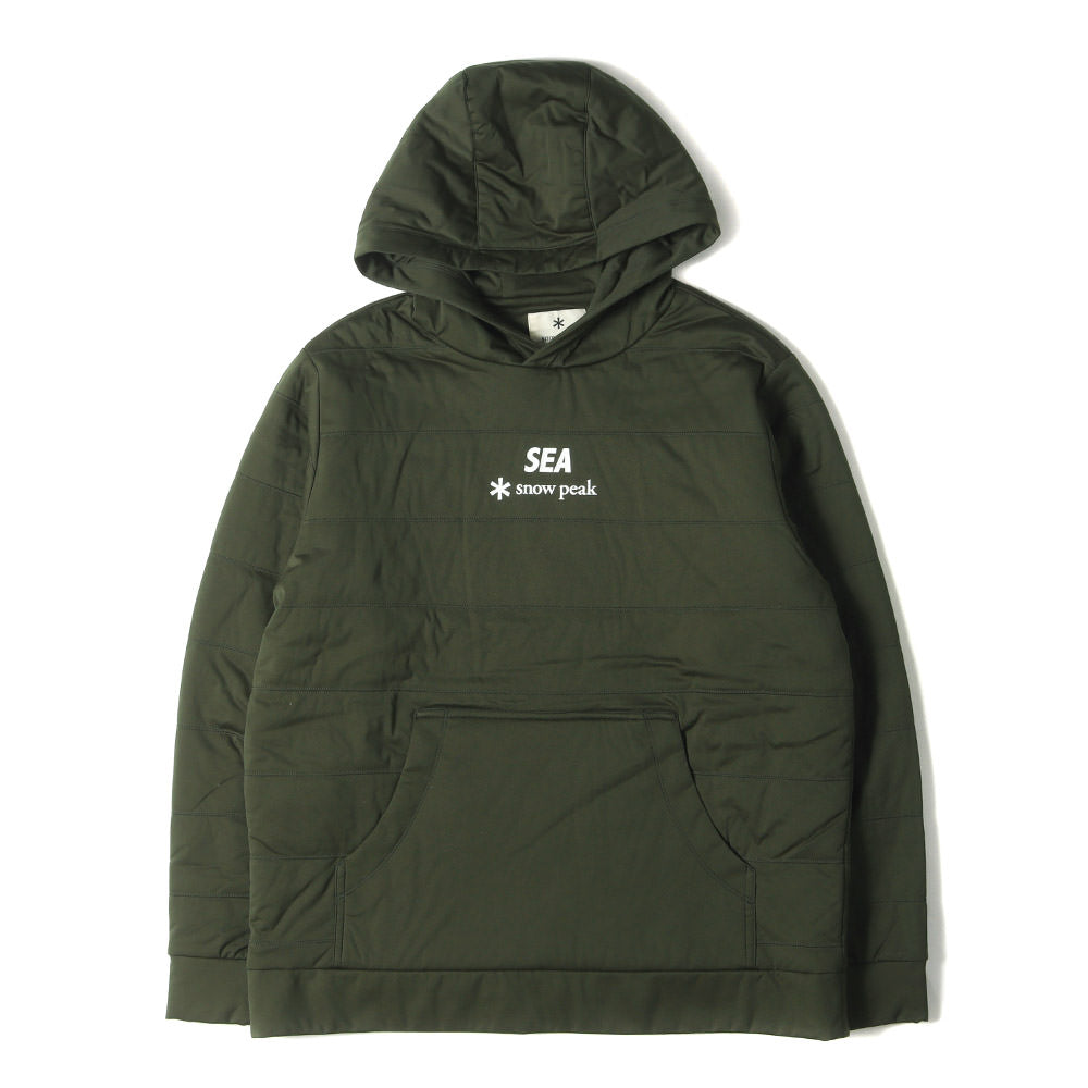 WIND AND SEA (ウィンダンシー) 21AW ×snow peak フレキシブル ストレッチ 中綿 プルオーバー パーカー(Flexible  Insulated Pull-hoodie) - ブランド古着の通販・買取 | BEEGLE by Boo-Bee