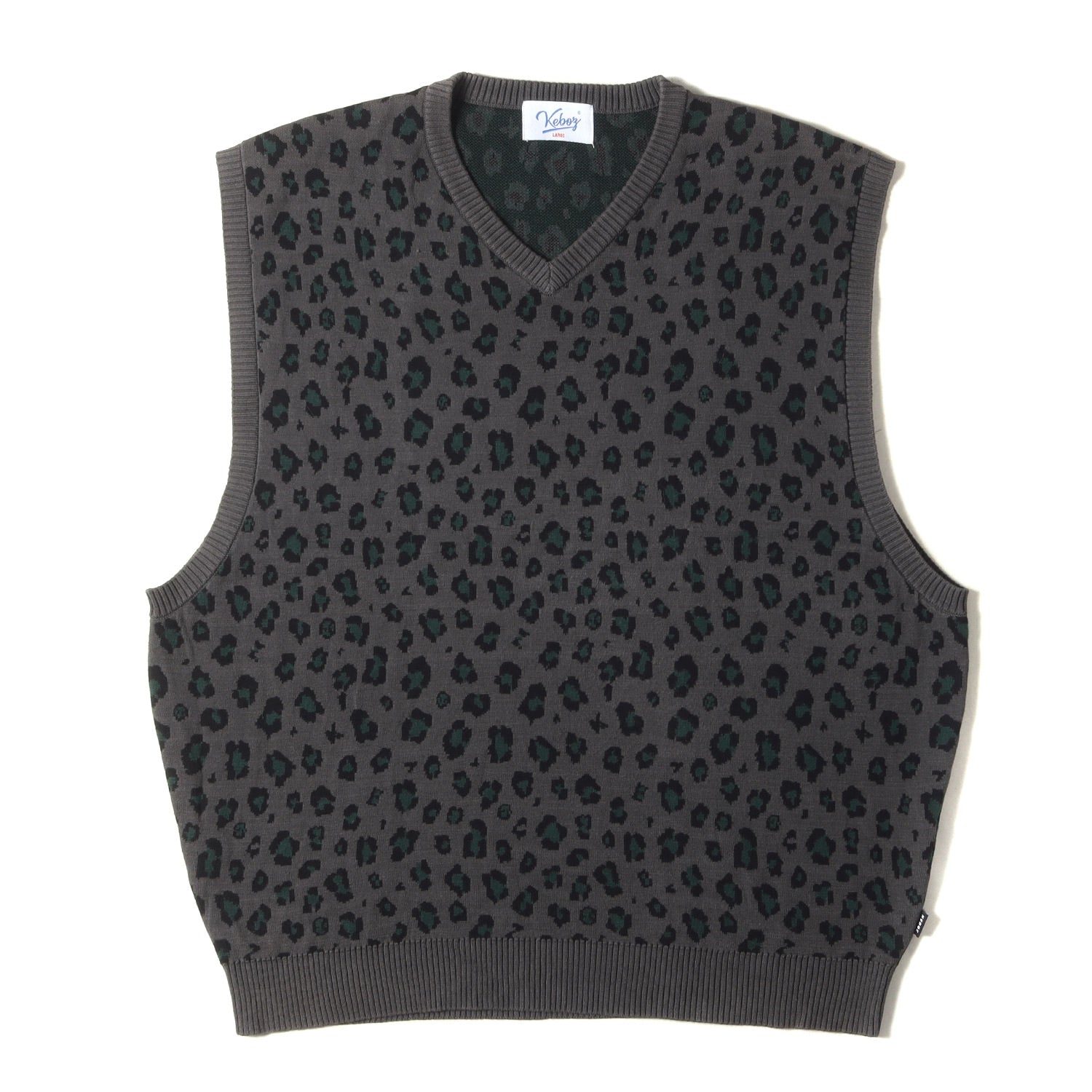 KEBOZ (ケボズ) レオパード柄 Vネック ニット ベスト(LEOPARD KNIT VEST) – ブランド古着の通販・買取 | BEEGLE  by Boo-Bee