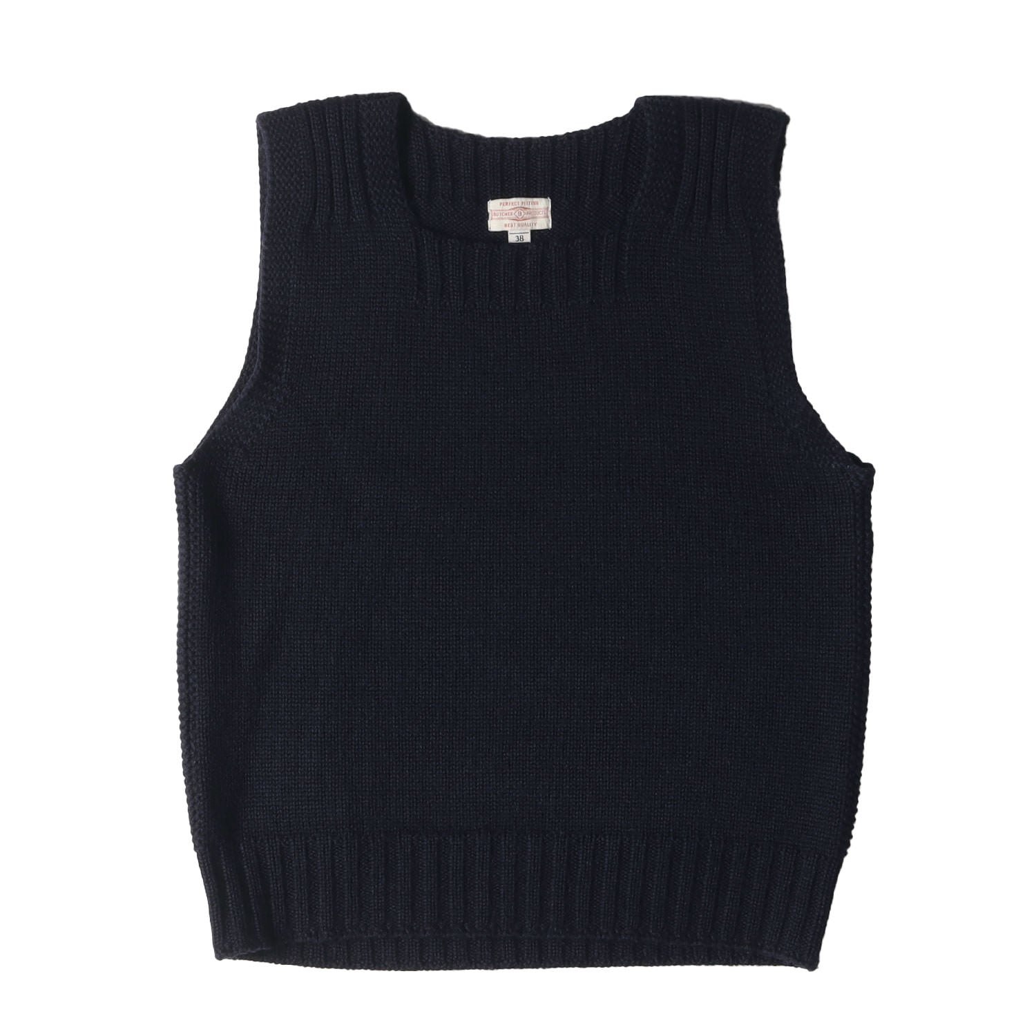 At LAST&CO (アットラスト) BUTCHER PRODUCTS レッドクロス ウール ニットベスト(RED CROSS KNIT VEST)  - ブランド古着の通販・買取 | BEEGLE by Boo-Bee