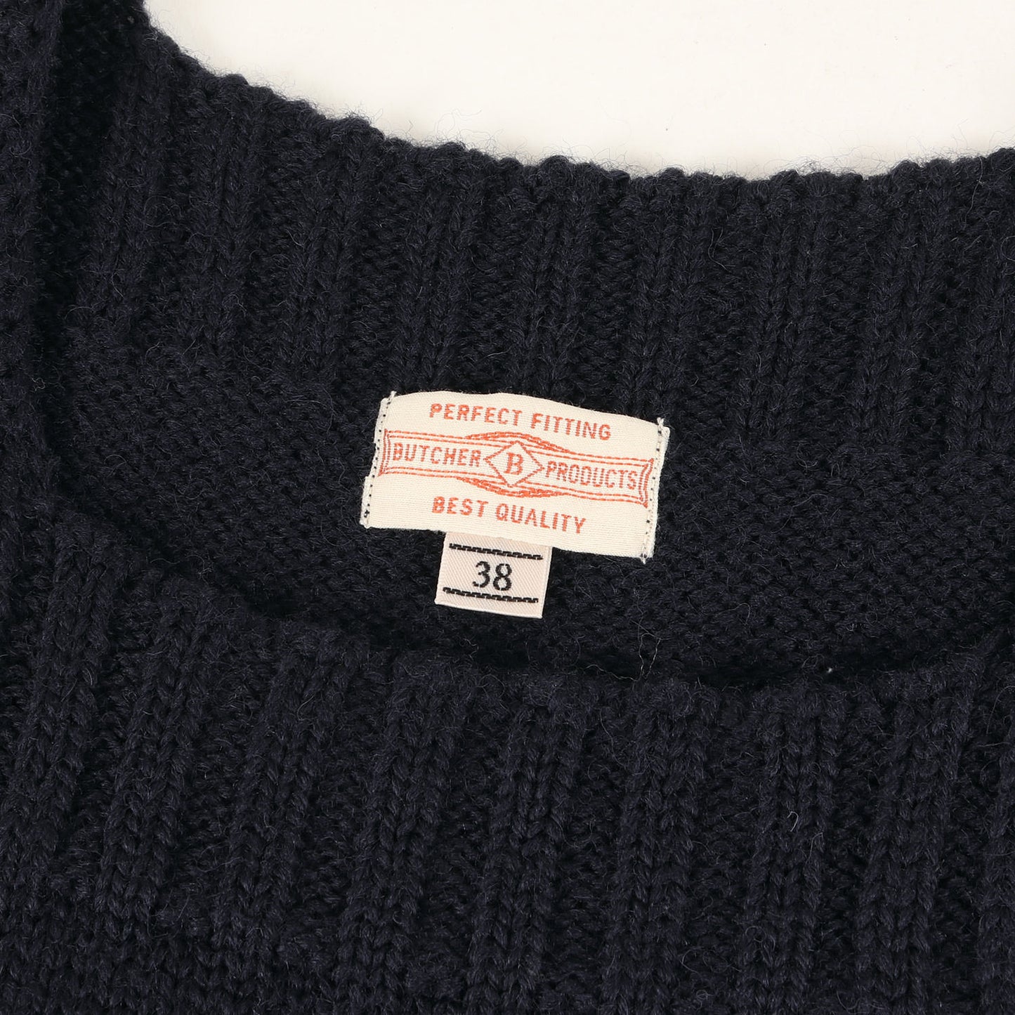 BUTCHER PRODUCTS レッドクロス ウール ニットベスト(RED CROSS KNIT VEST)