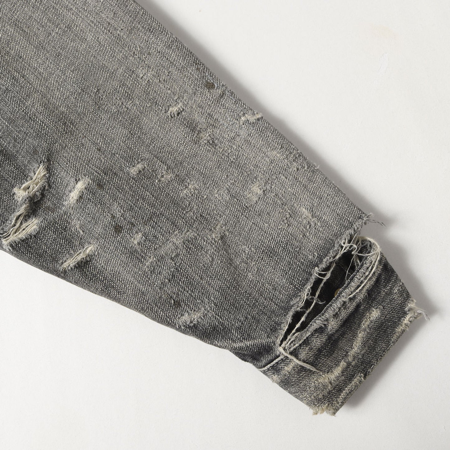 22AW ダメージリペア加工 2ndタイプ サベージ デニムジャケット(SAVAGE DENIM TYPE-2 JK CO)