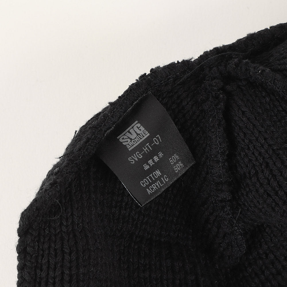 00s SVG ウーブン ニット ビーニー