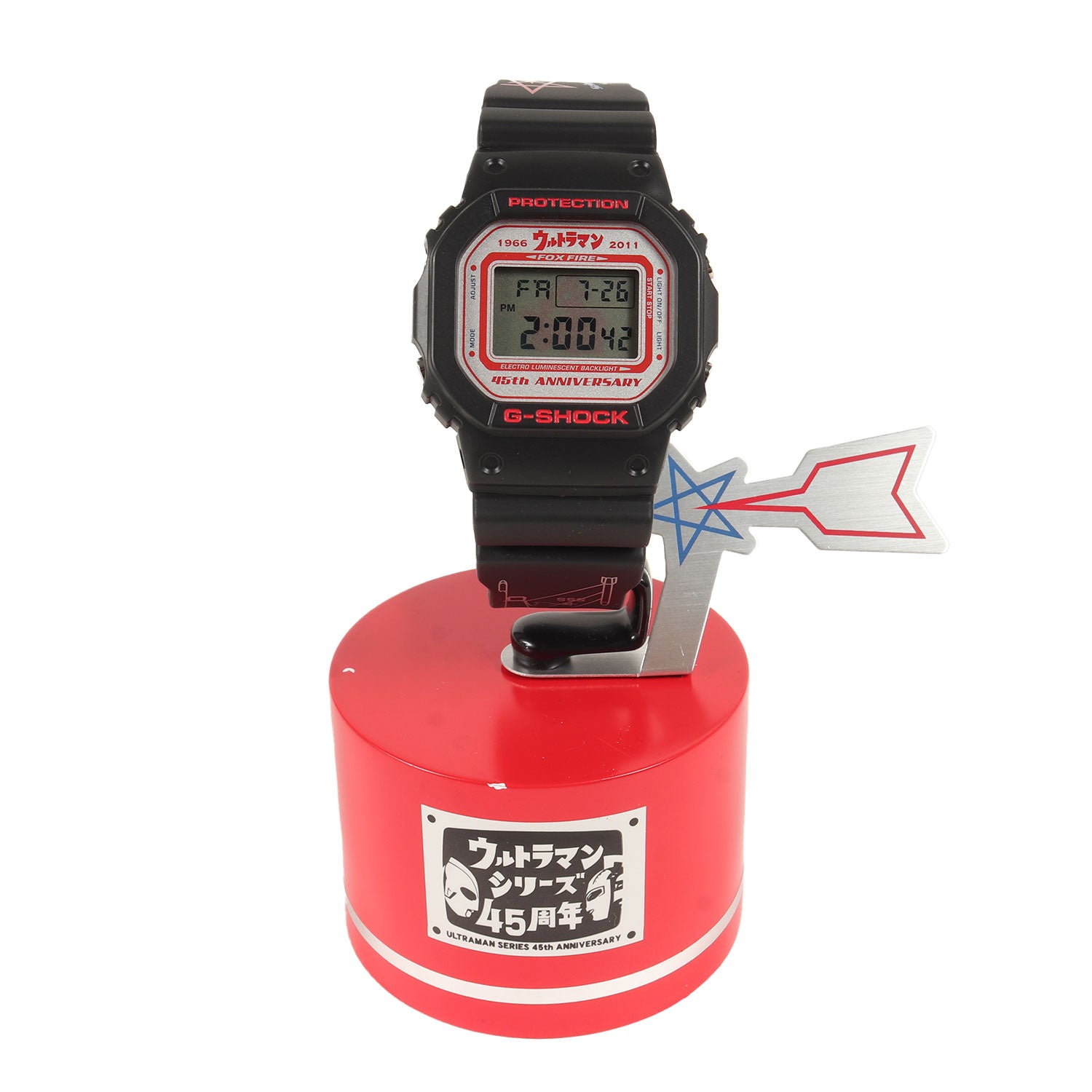 G-SHOCK (ジーショック) 1000本限定 ×ウルトラマン 45周年記念 DW-5600VTUMAN-1TJR 台座付き 腕時計 / ウォッチ  – ブランド古着の通販・買取 | BEEGLE by Boo-Bee