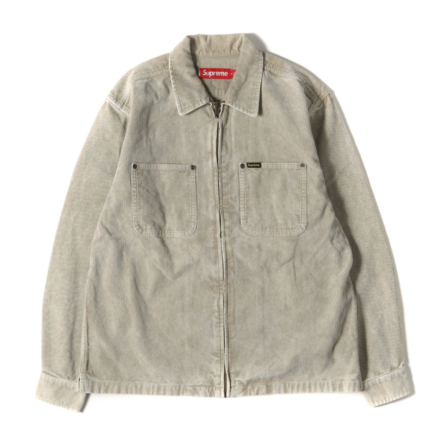 Supreme (シュプリーム) 24SS ウォッシュ加工 コーデュロイ フルジップ 