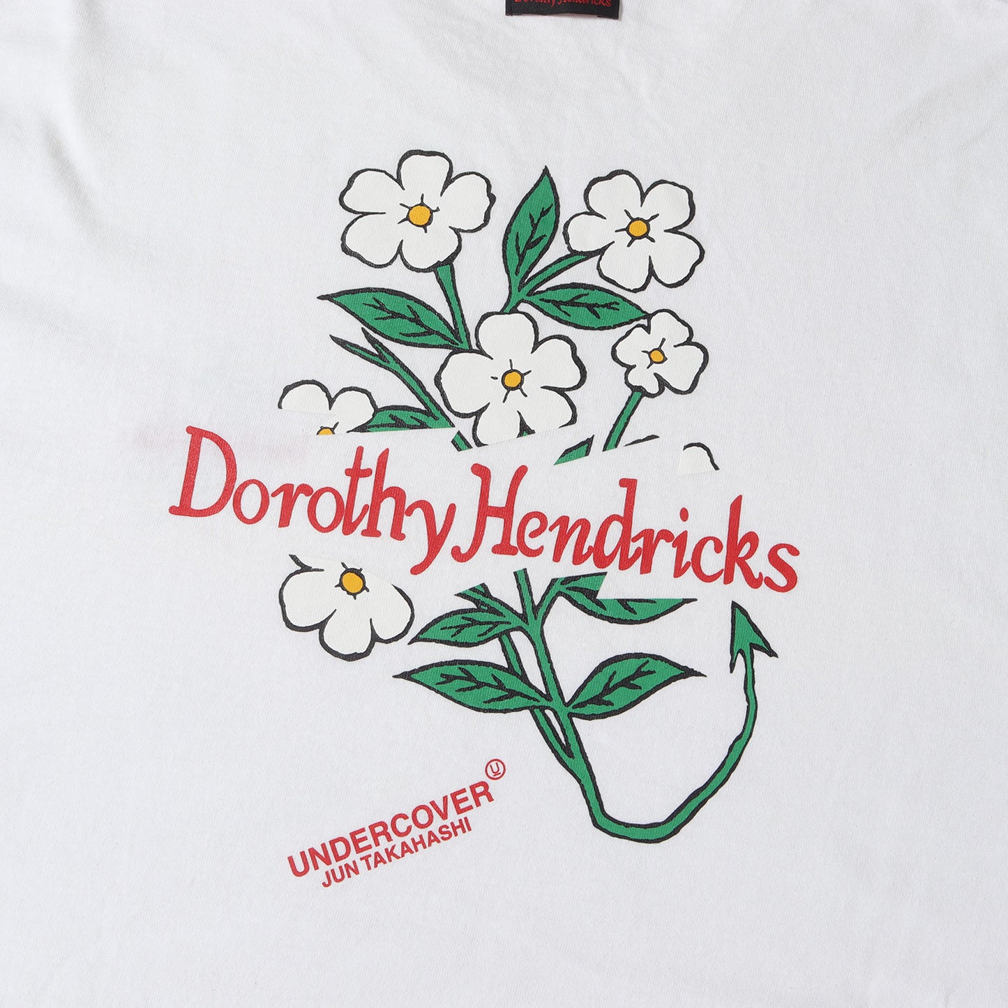 23SS ×Dorothy Hendricks フラワーグラフィック ロングスリーブ Tシャツ(DH LONG SLEEVE TEE FLOWER)