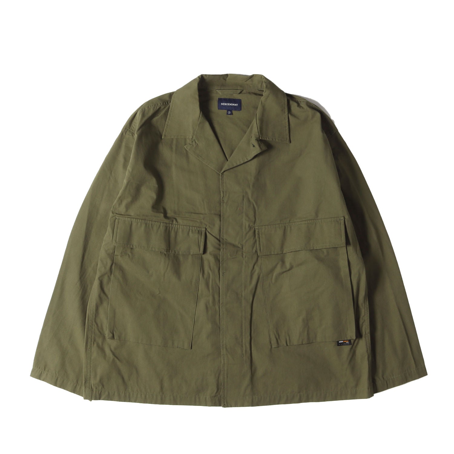 DESCENDANT (ディセンダント) 20AW コットン/コーデュラナイロン ファティーグシャツ(DWU FATIGUE SHIRT) -  ブランド古着の通販・買取 | BEEGLE by Boo-Bee