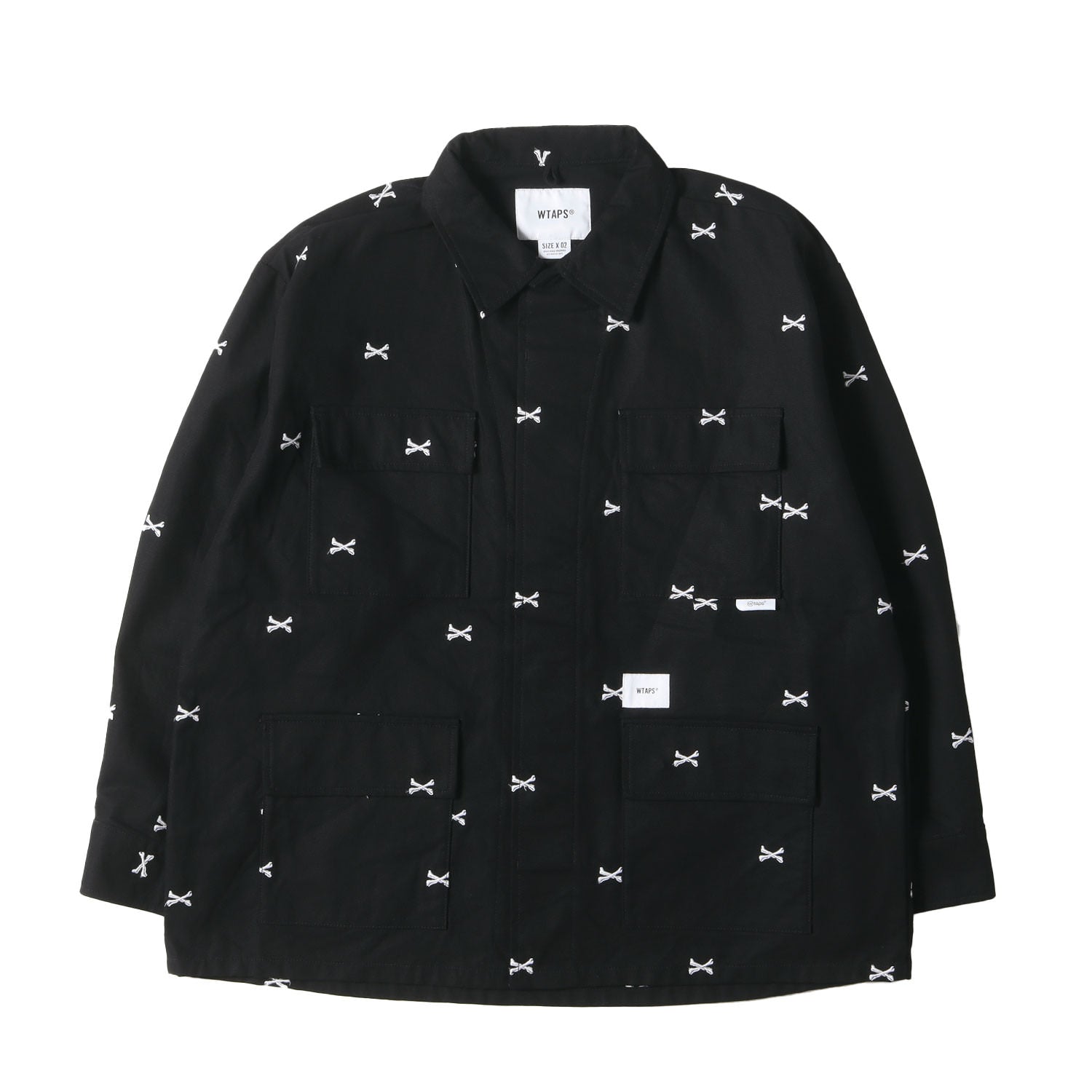 WTAPS (ダブルタップス) 22SS クロスボーン柄 ミリタリー ジャングル シャツジャケット(JUNGLE 01 LS COTTON.  OXFORD. TEXTILE) – ブランド古着の通販・買取 | BEEGLE by Boo-Bee