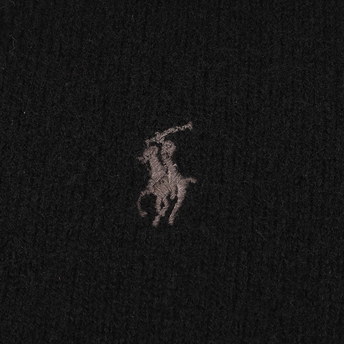 00s ワンポイント刺繍 ラムウール Vネック ニット ベスト