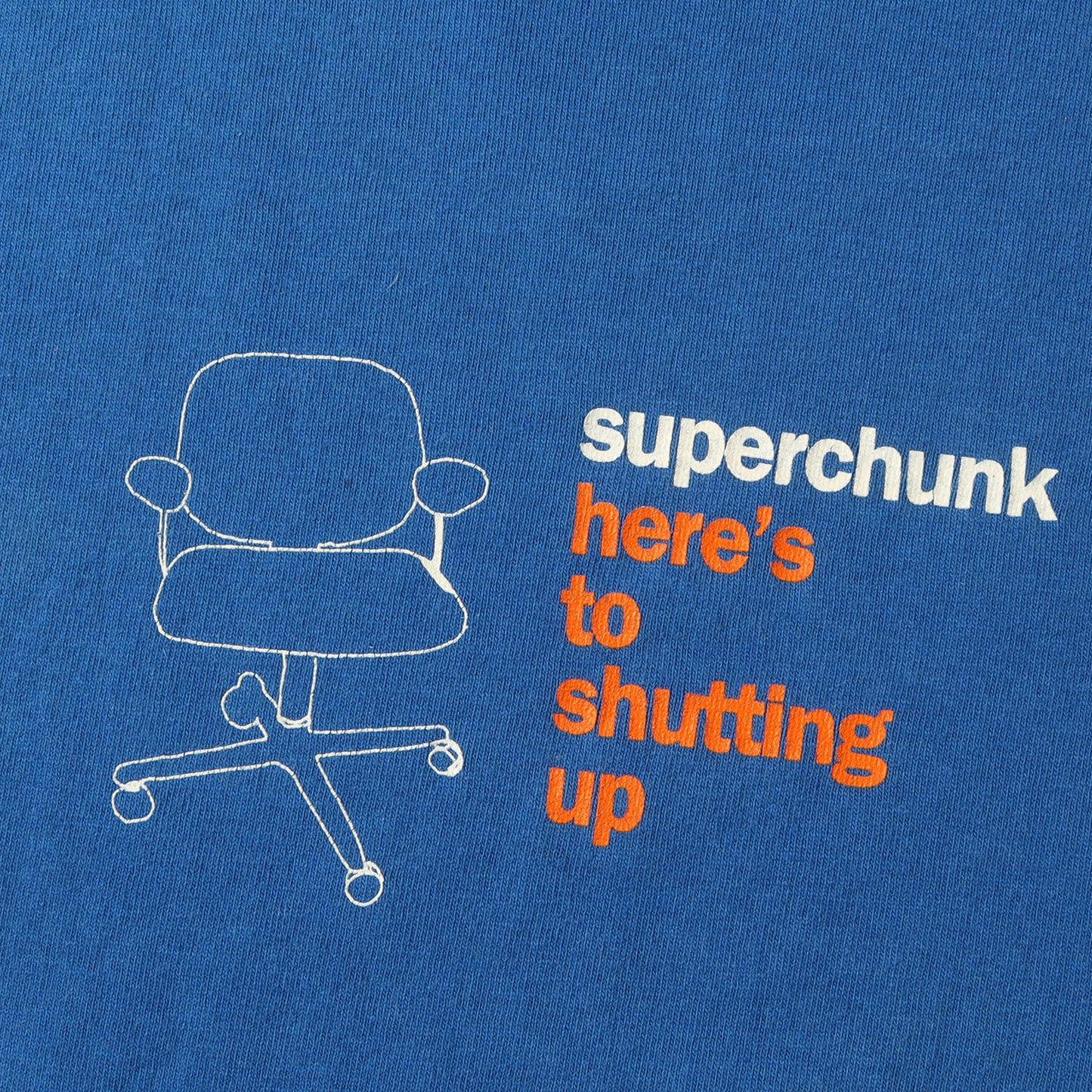 00s Superchunk Heres to Shutting Up Tシャツ(Fruit of the Loomボディ)