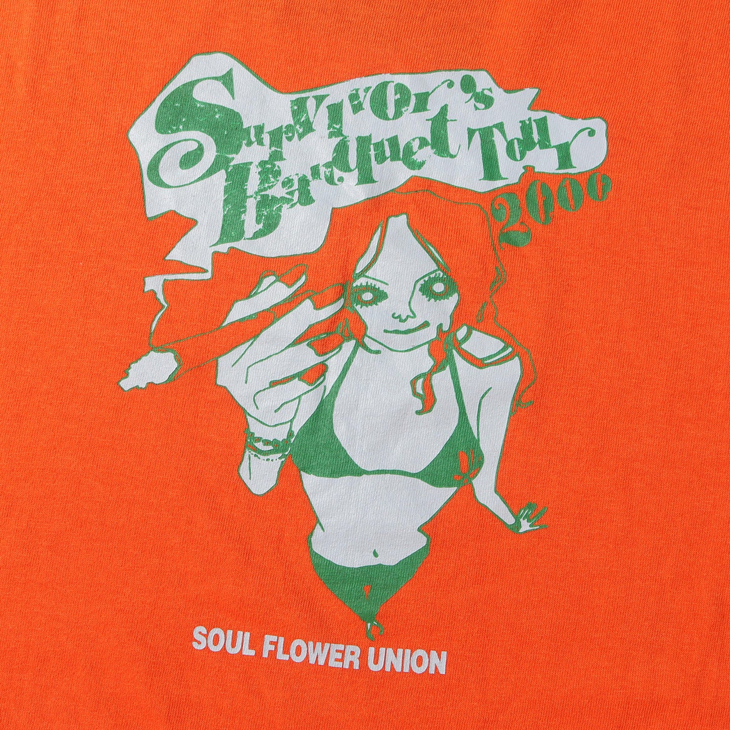 00s SOUL FLOWER UNION Survivors Banquet Tour 2000 Tシャツ(USA製)