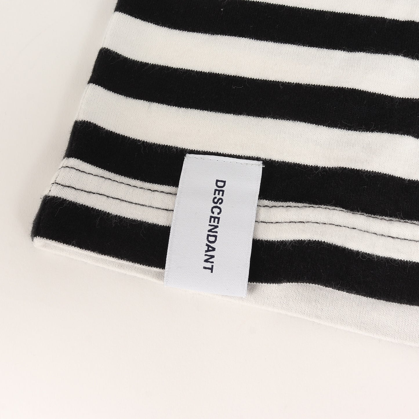 20SS 袖レイヤード ボーダー ロングスリーブ Tシャツ(MILITIA LAYERD TEE)