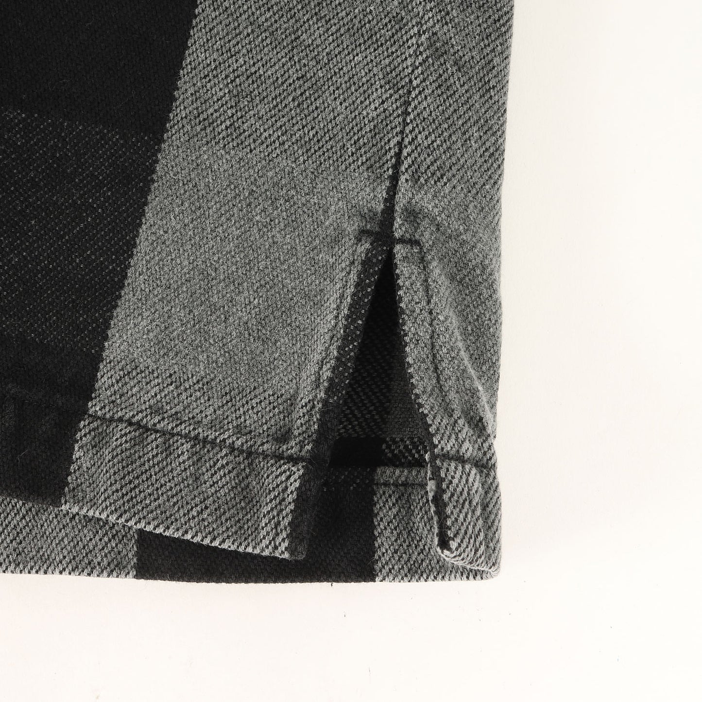 20SS オーバーダイ加工 フード付き バッファローチェック ヘビー ネルシャツ(SPICOLI HOODED LS SHIRT)