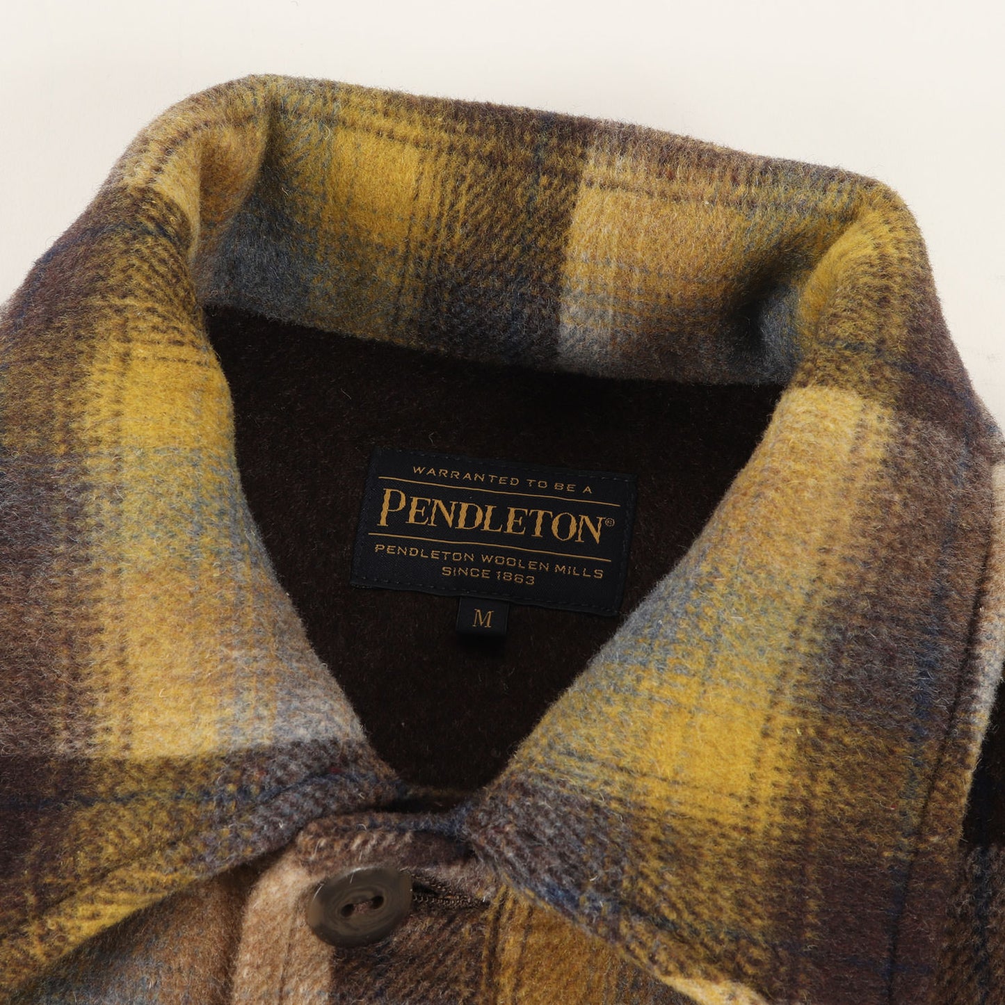 オンブレチェック ウール シャツジャケット