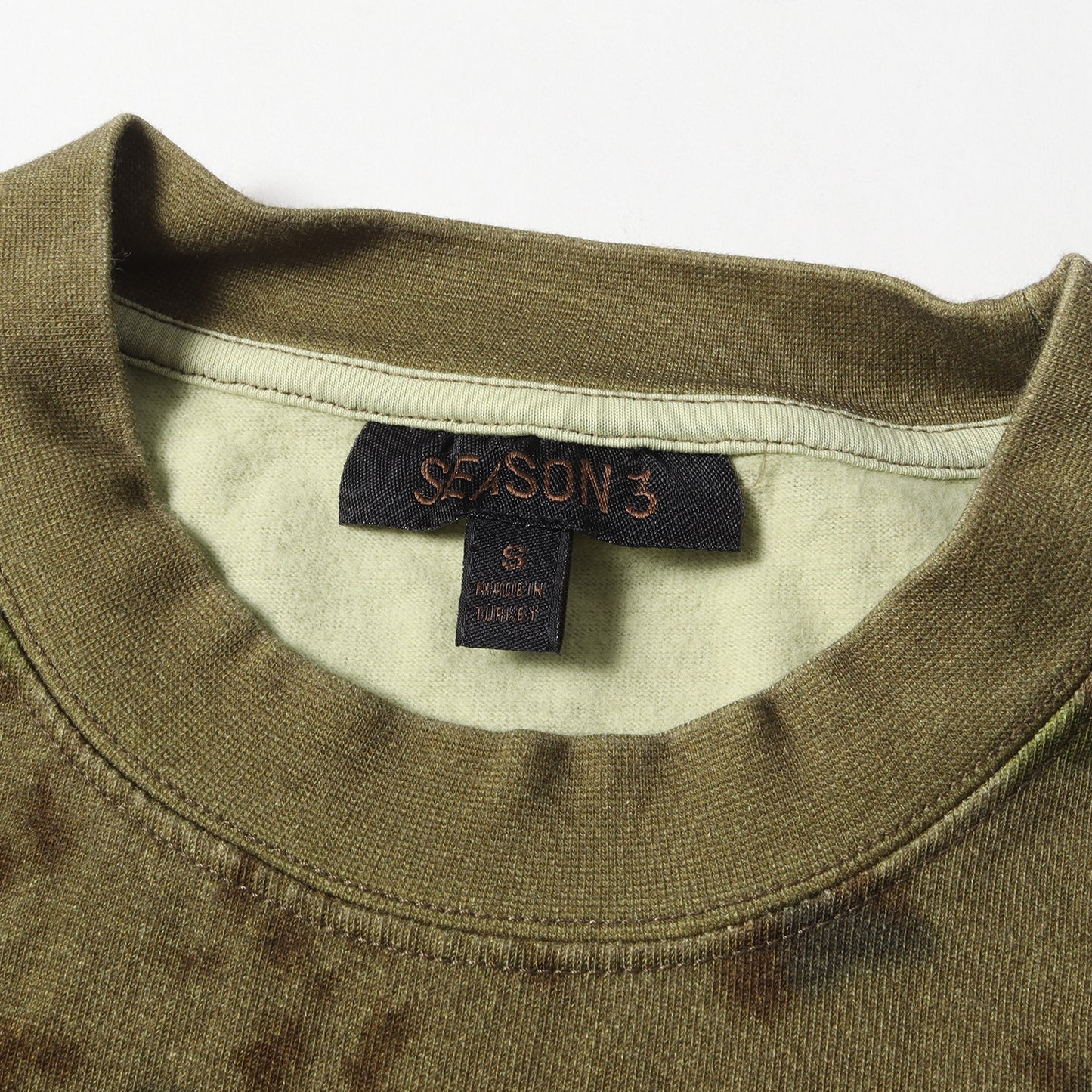 SEASON 3 カモフラージュ オーバーサイズ ヘビー Tシャツ(Heavy Knit Tee)