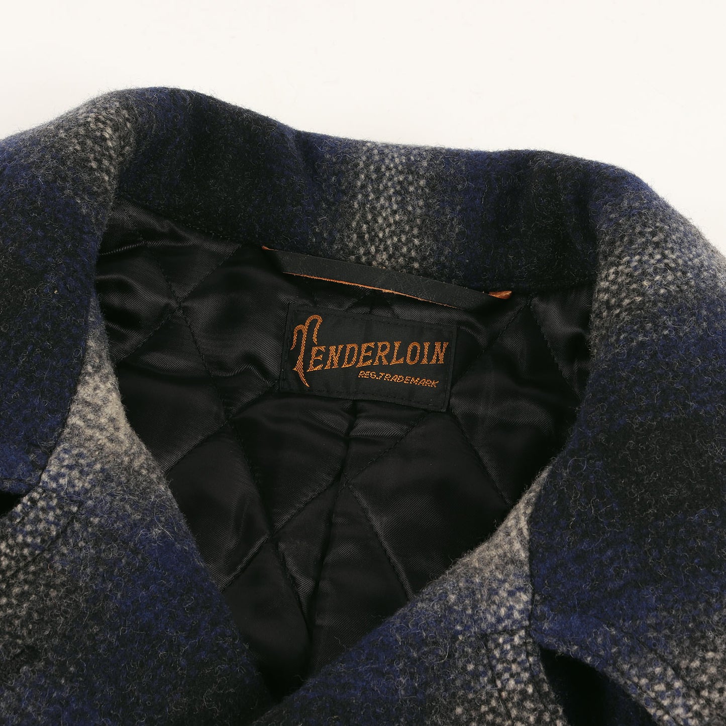 00s オンブレチェック メルトンウール レイル Pコート(T-RAIL COAT)