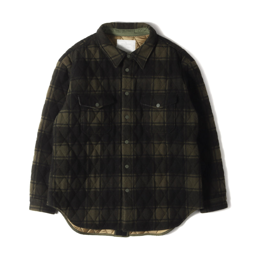 READYMADE (レディメイド) 21SS ブランケット チェック オーバーサイズ ダウン シャツジャケット(BLANKET CHECK  SHIRT) - ブランド古着の通販・買取 | BEEGLE by Boo-Bee