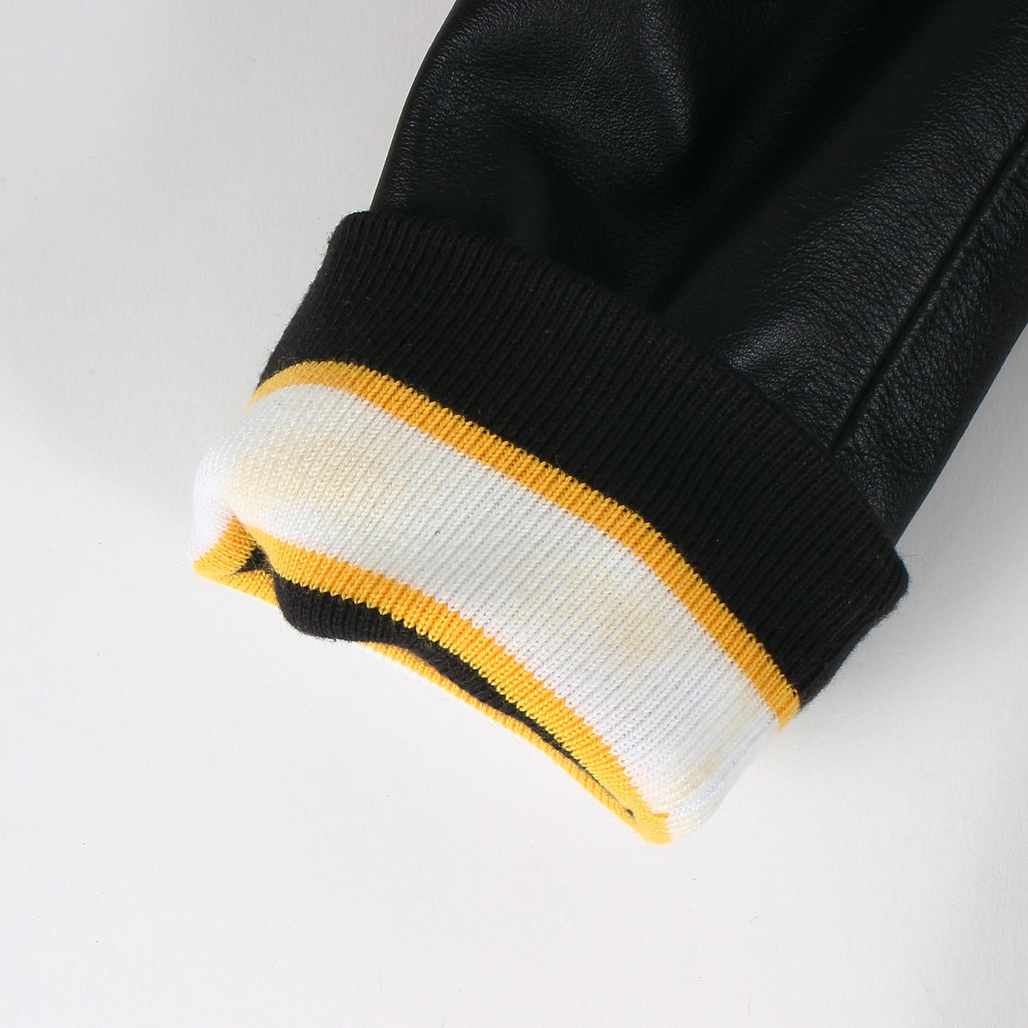 ロゴワッペン レザー トラックジャケット