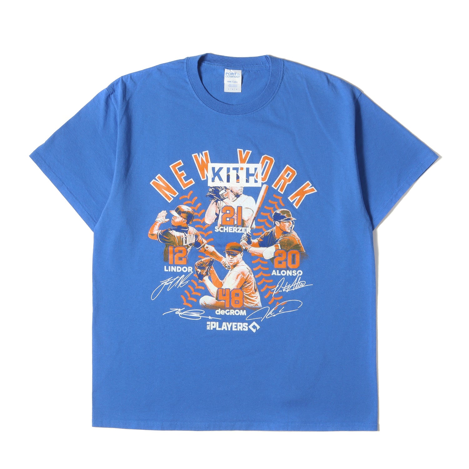 KITH NYC (キス ニューヨークシティー) KITH TOKYO限定 古着リメイク ニューヨーク・メッツ BOXロゴ Tシャツ -  ブランド古着の通販・買取 | BEEGLE by Boo-Bee