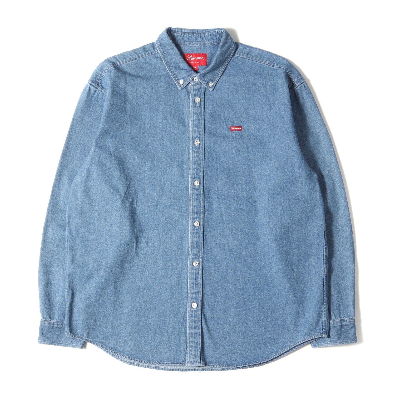 Supreme Small Box Shirt ブラックウォッシュ デニムシャツ（Supreme 