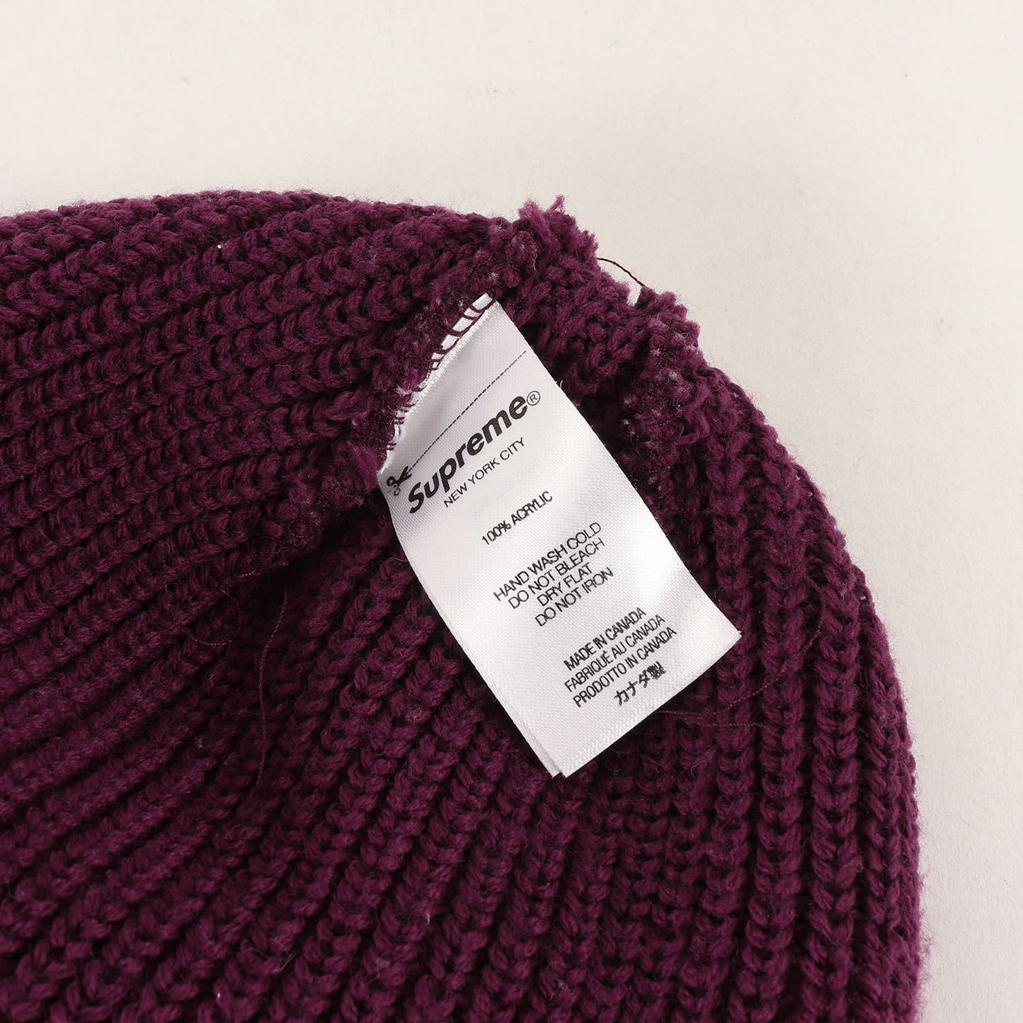 21AW スクリプトロゴ ルーズゲージ ビーニー(Loose Gauge Beanie)