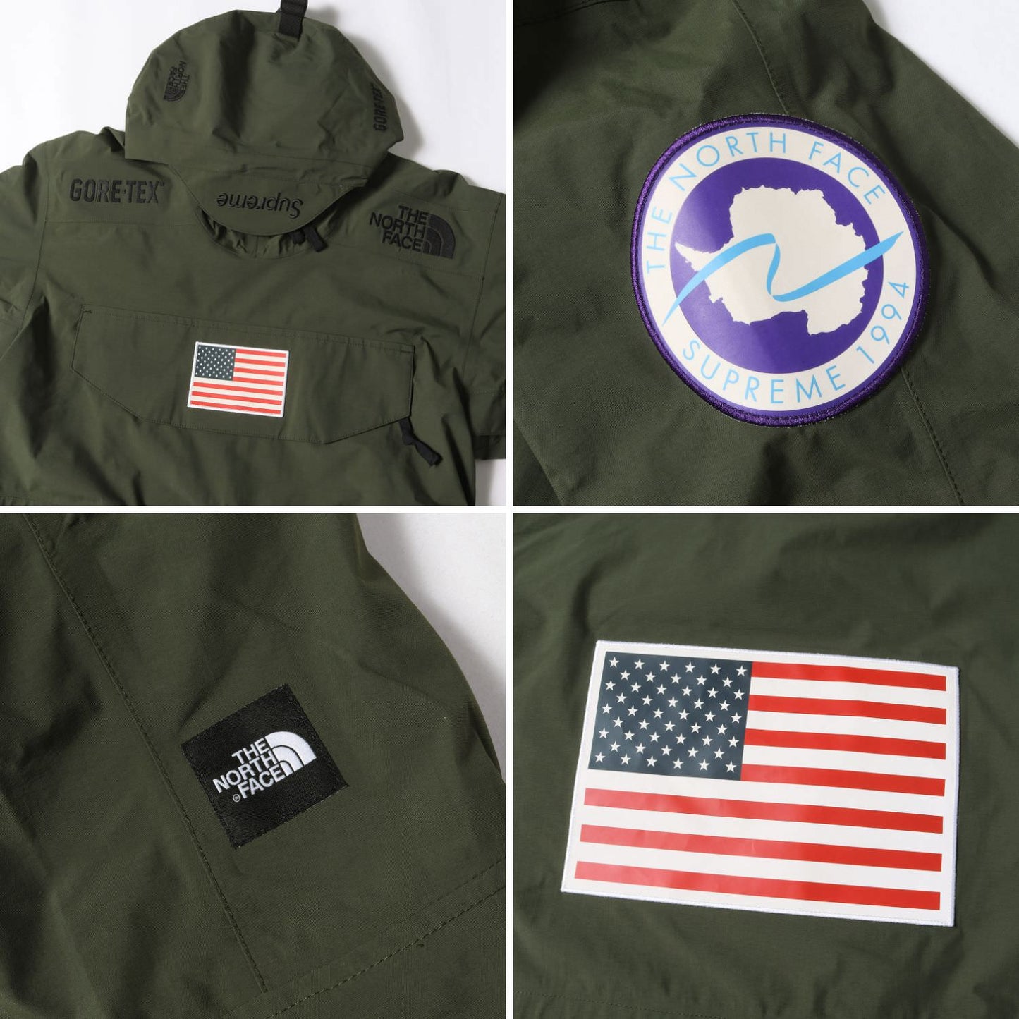 ×THE NORTH FACE GORE-TEX 星条旗ワッペン プルオーバージャケット(Pullover)