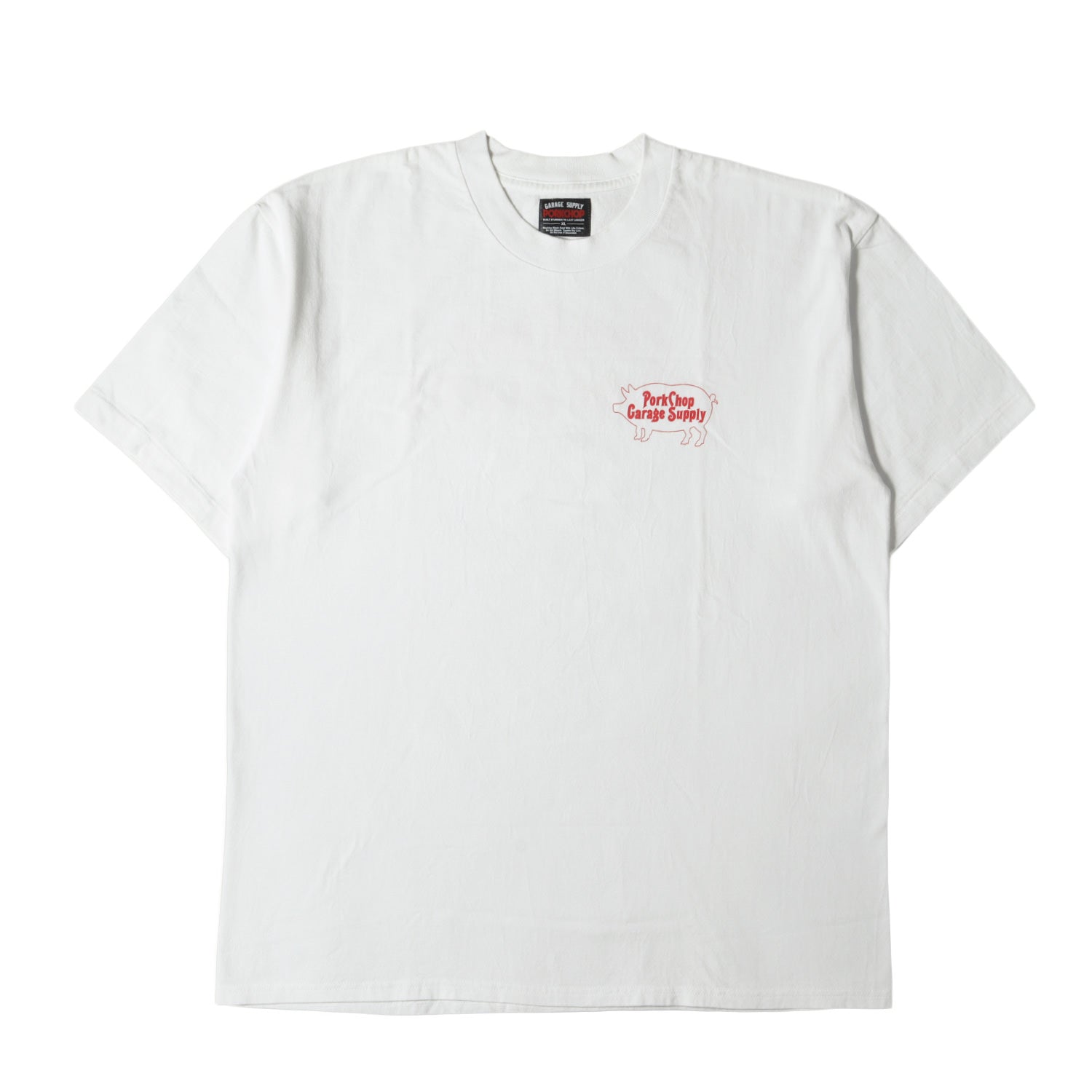 PORKCHOP GARAGE SUPPLY (ポークチョップガレージサプライ) ブランドロゴ クルーネック Tシャツ – ブランド古着の通販・買取  | BEEGLE by Boo-Bee