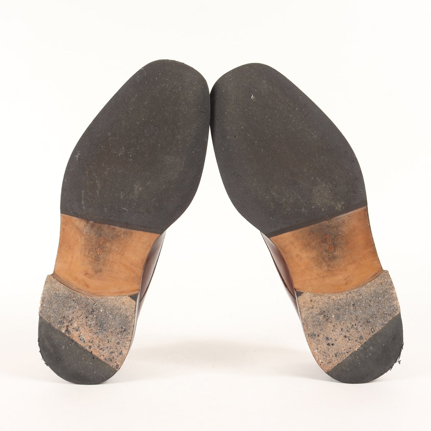 レザー 外羽根 シューズ