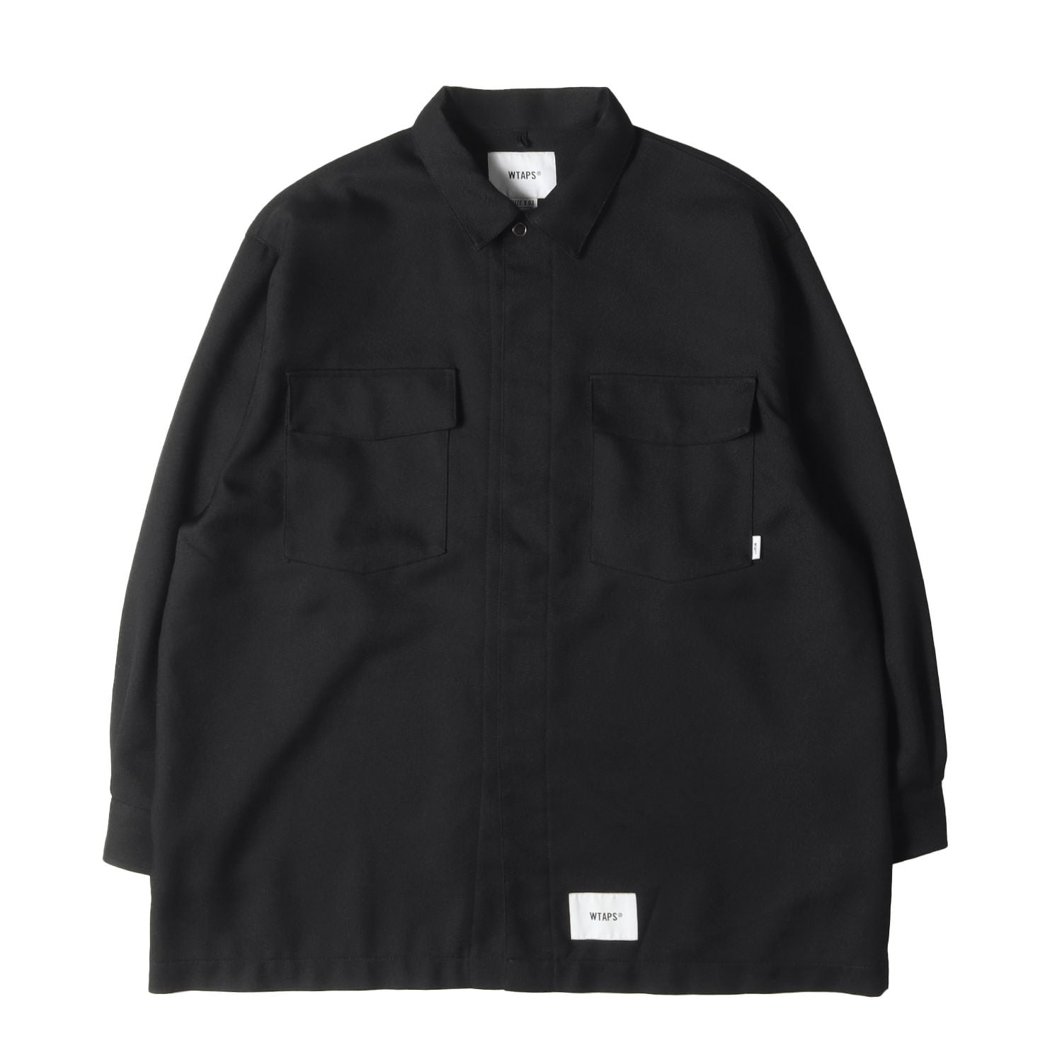WTAPS (ダブルタップス) 22SS ヘビーツイル オーバーサイズ 比翼ボタン 