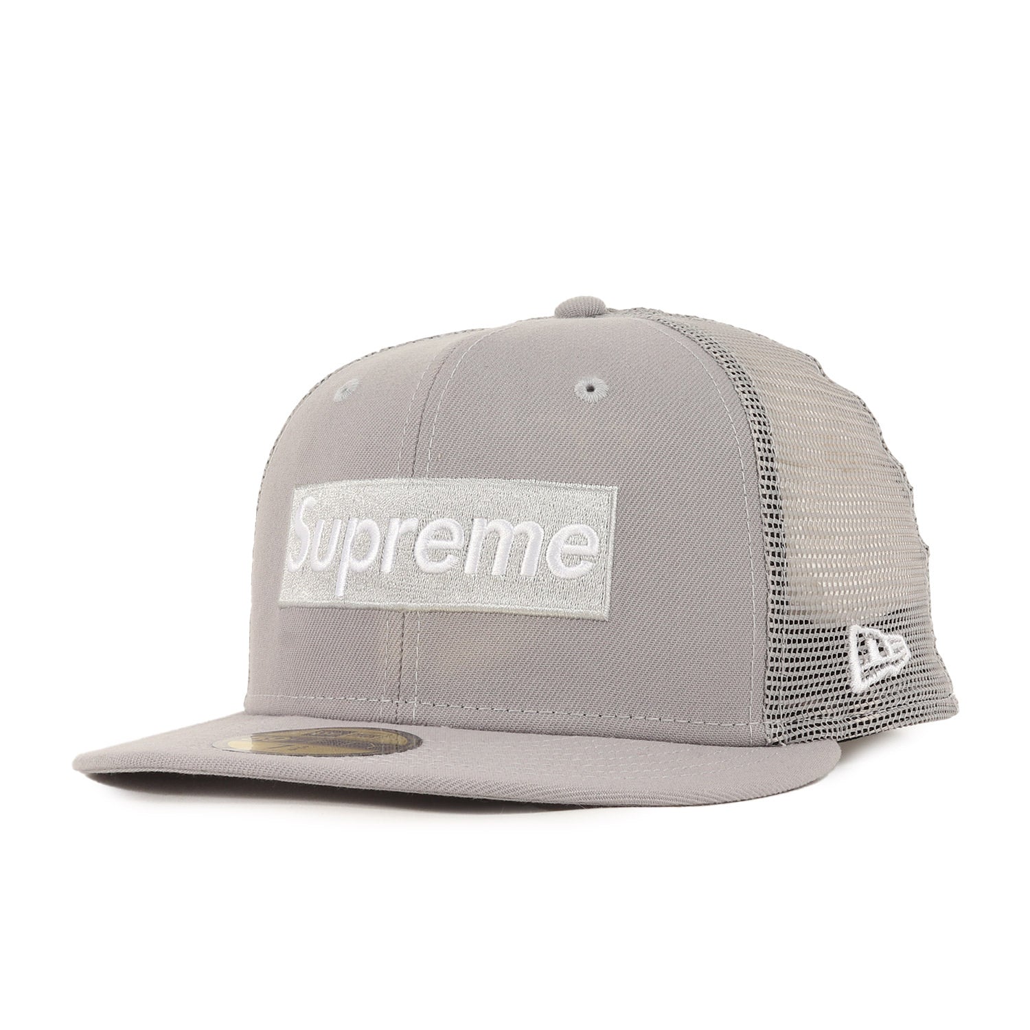 Supreme メッシュキャップ ホワイト Supreme ホワイトメッシュキャップ