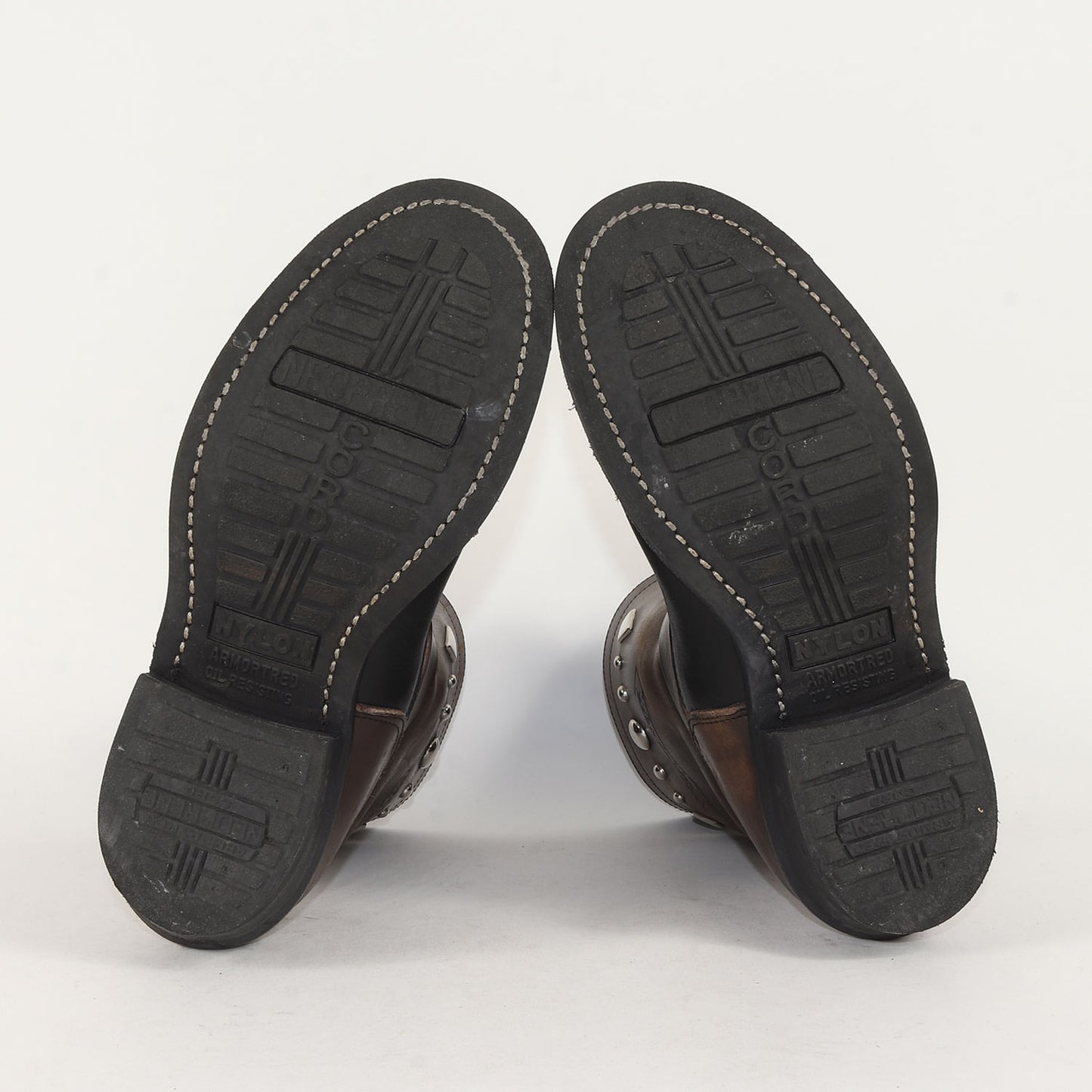 ×Keystone Shoe Co. 福禄寿 スタッズカスタム レザー バイカー エンジニアブーツ(Studs Biker Boots)