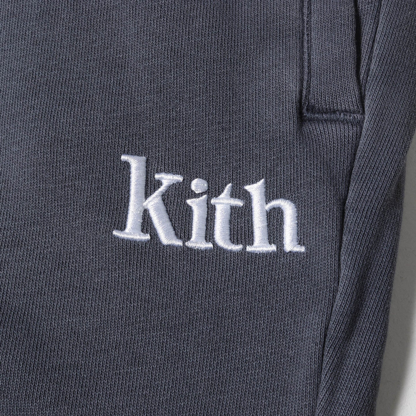 21AW ウォッシュ加工 ロゴ刺繍 スウェットパンツ