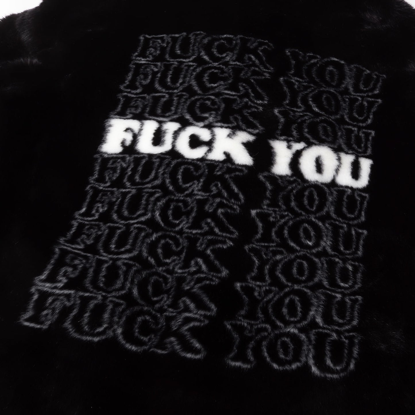 ×HYSTERIC GLAMOUR フェイクファー コート(Fuck You Faux Fur Coat)