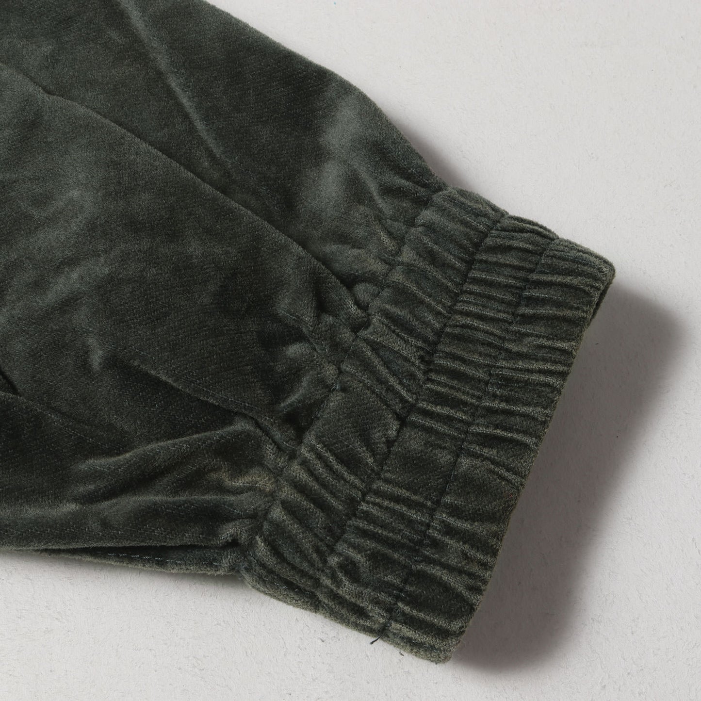 ロゴ刺繍 ベロア フード ジャケット(VELOUR HOODED JACKET)