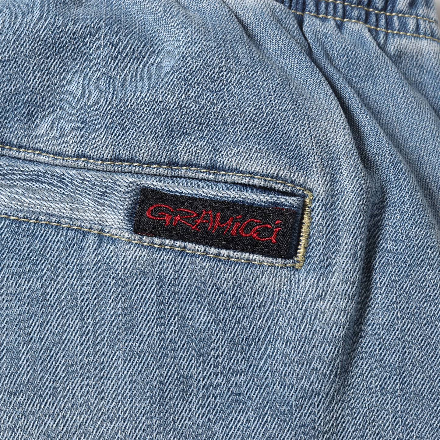 ヴィンテージ加工 ニューナロー ストレッチ デニム イージーパンツ