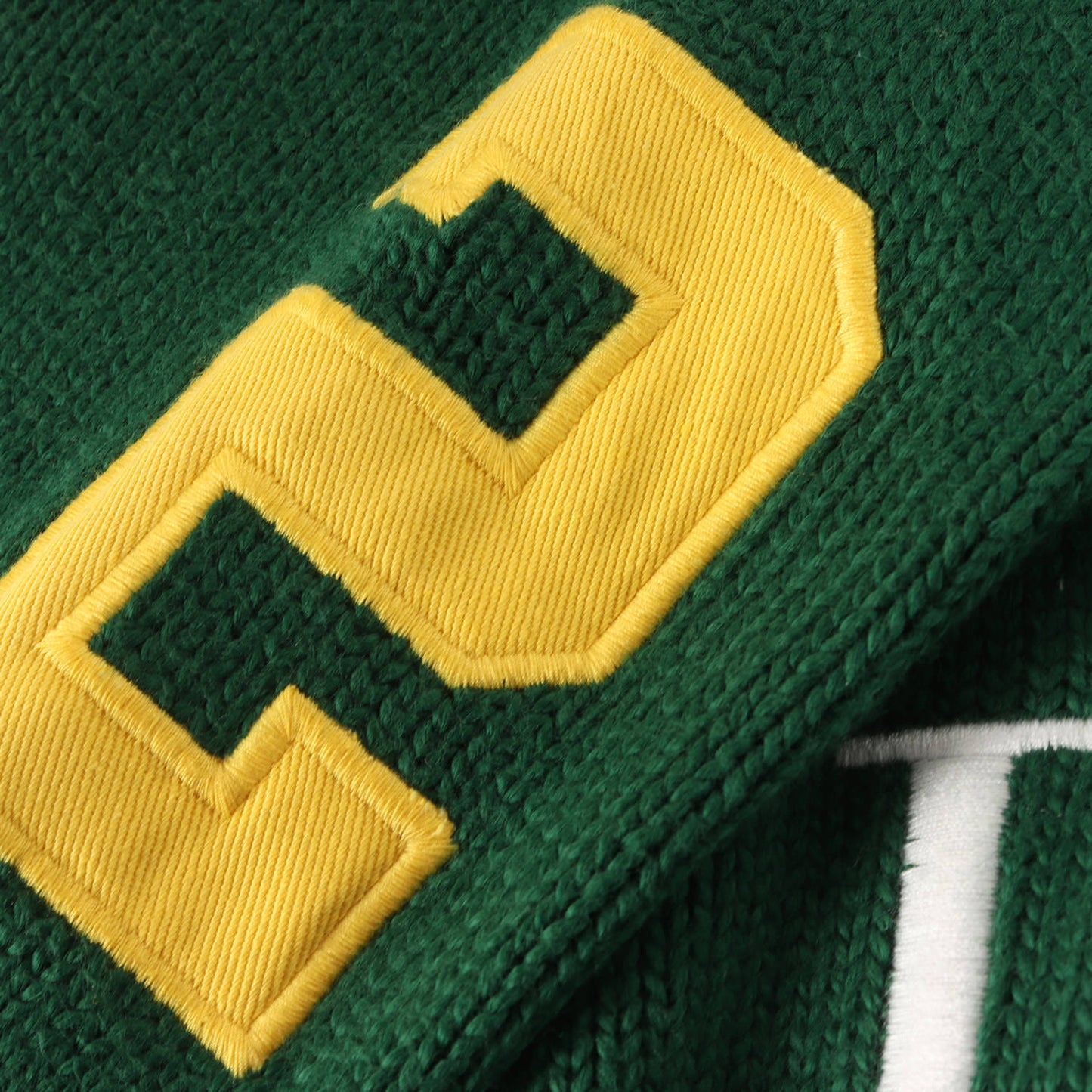 LONDONモデル ビッグポニー フルジップ コットンニット