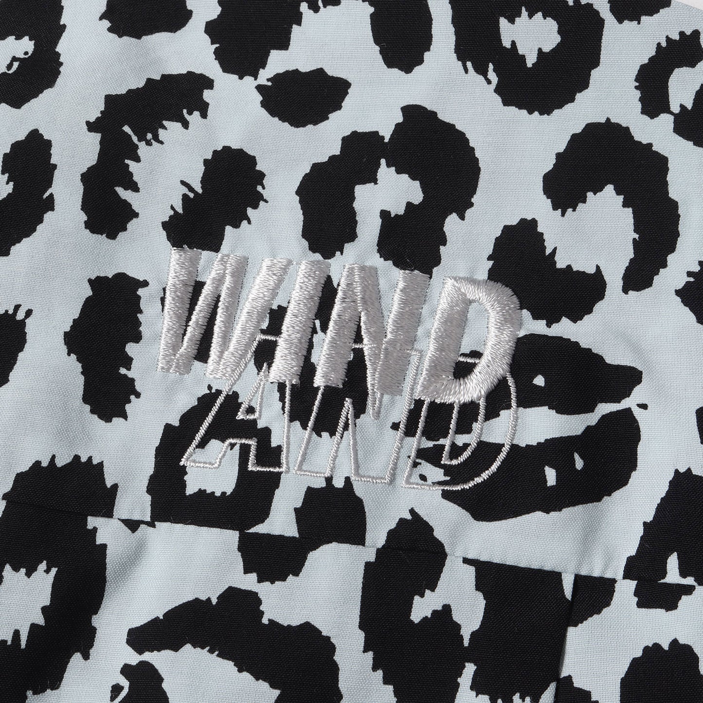 24SS ×WIND AND SEA レオパード柄 レーヨン オープンカラー 半袖シャツ(Lips Leopard Print Open Collar SH)