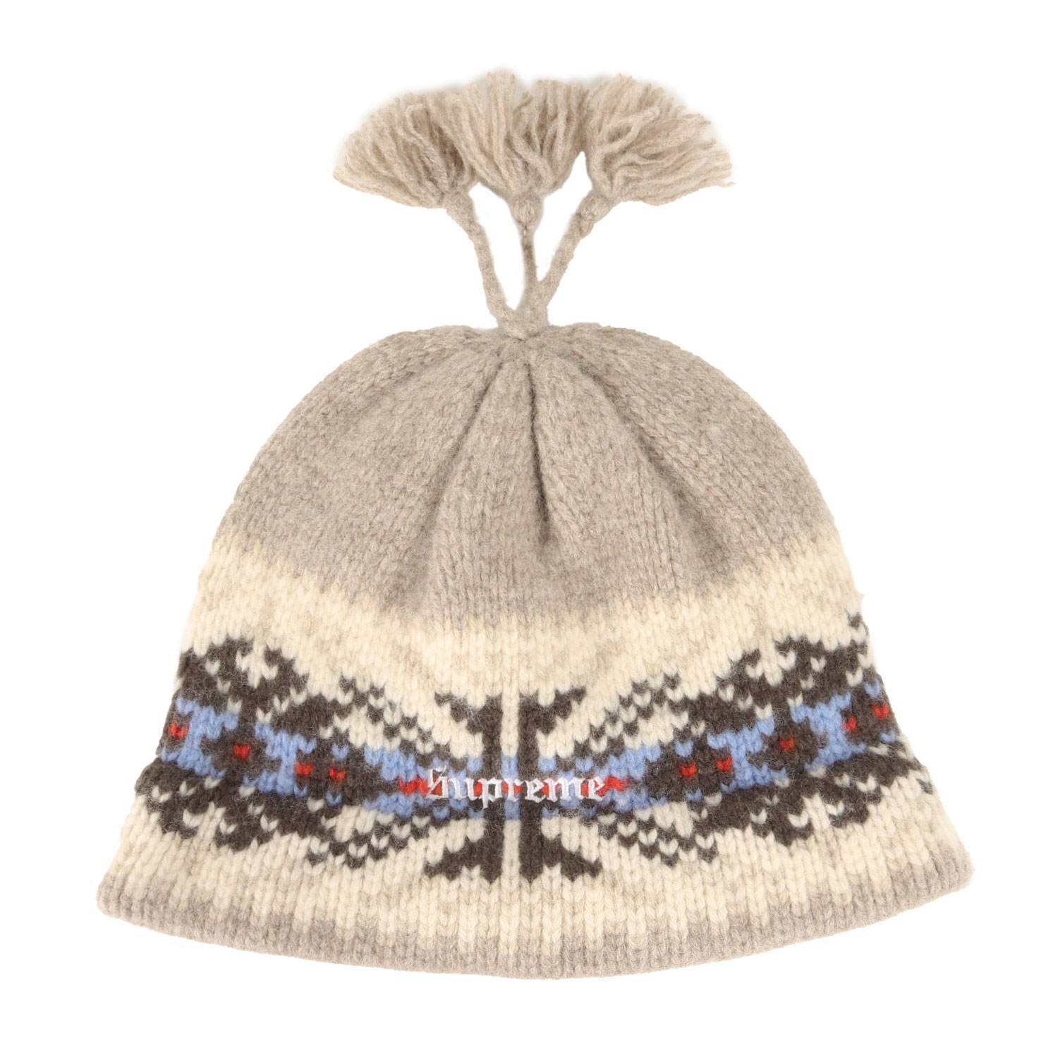 Supreme (シュプリーム) 22AW ノルディック柄 タッセル ウールニット ビーニー(Tassel Beanie) –  ブランド古着の通販・買取 | BEEGLE by Boo-Bee