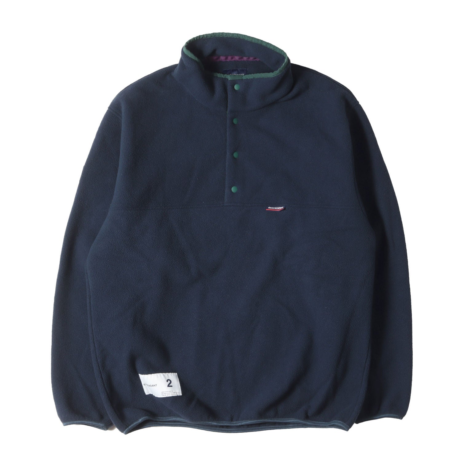 DESCENDANT (ディセンダント) 21AW ハーフボタン プルオーバー フリース(HUMMING FLEECE PULL OVER) –  ブランド古着の通販・買取 | BEEGLE by Boo-Bee