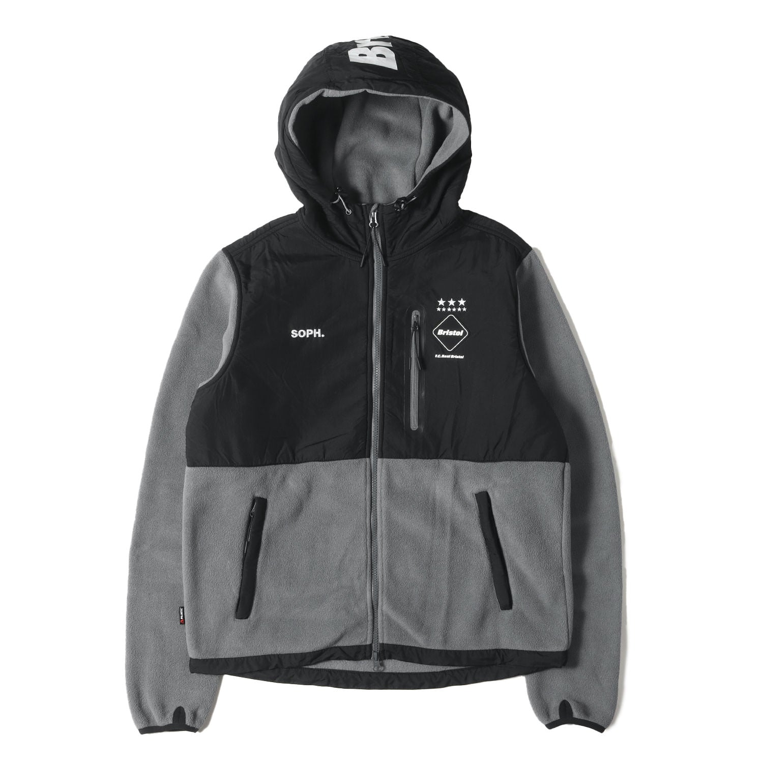 FCRB パーカー　ポーラテックFCRB-212046 F.C.Real Bristol 21AW POLARTEC POWER STRETCH ZIP UP GAITER HOODIE