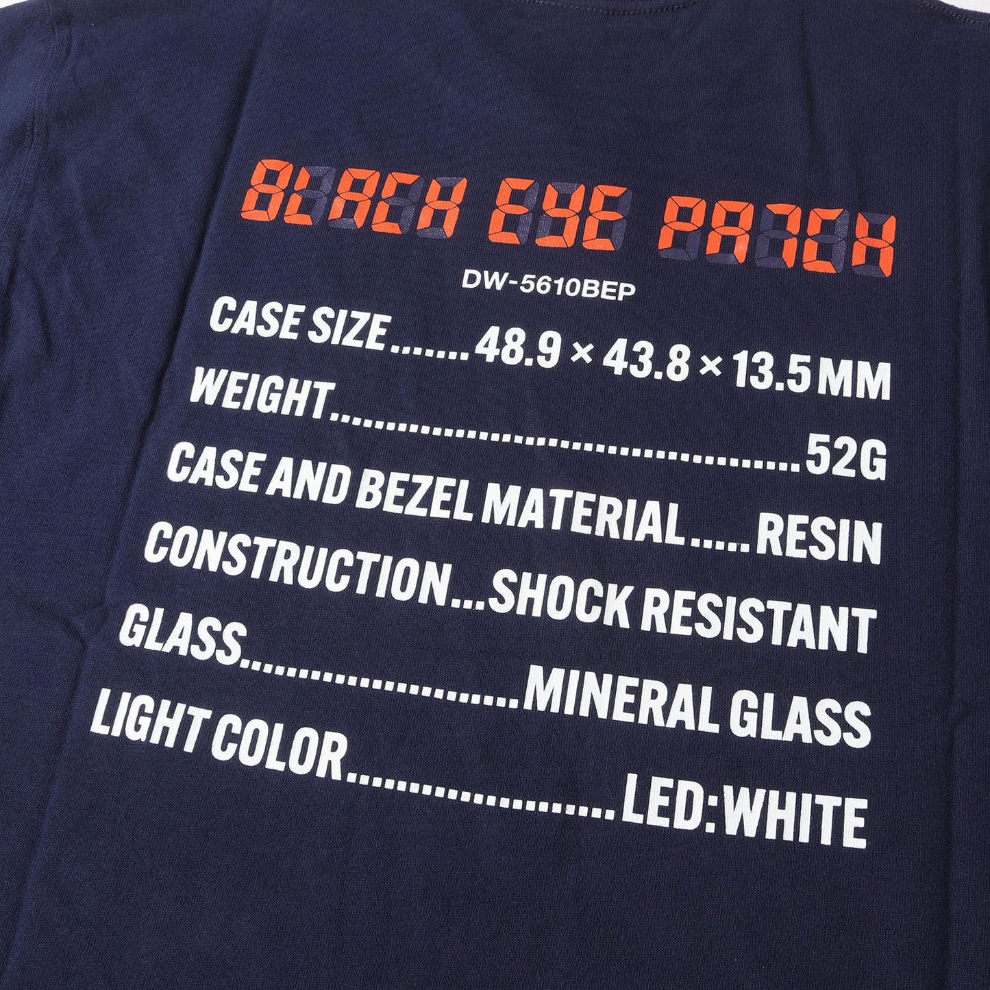 24SS ×G-SHOCK DW-5610 プリント Tシャツ(G-SHOCK TEE)