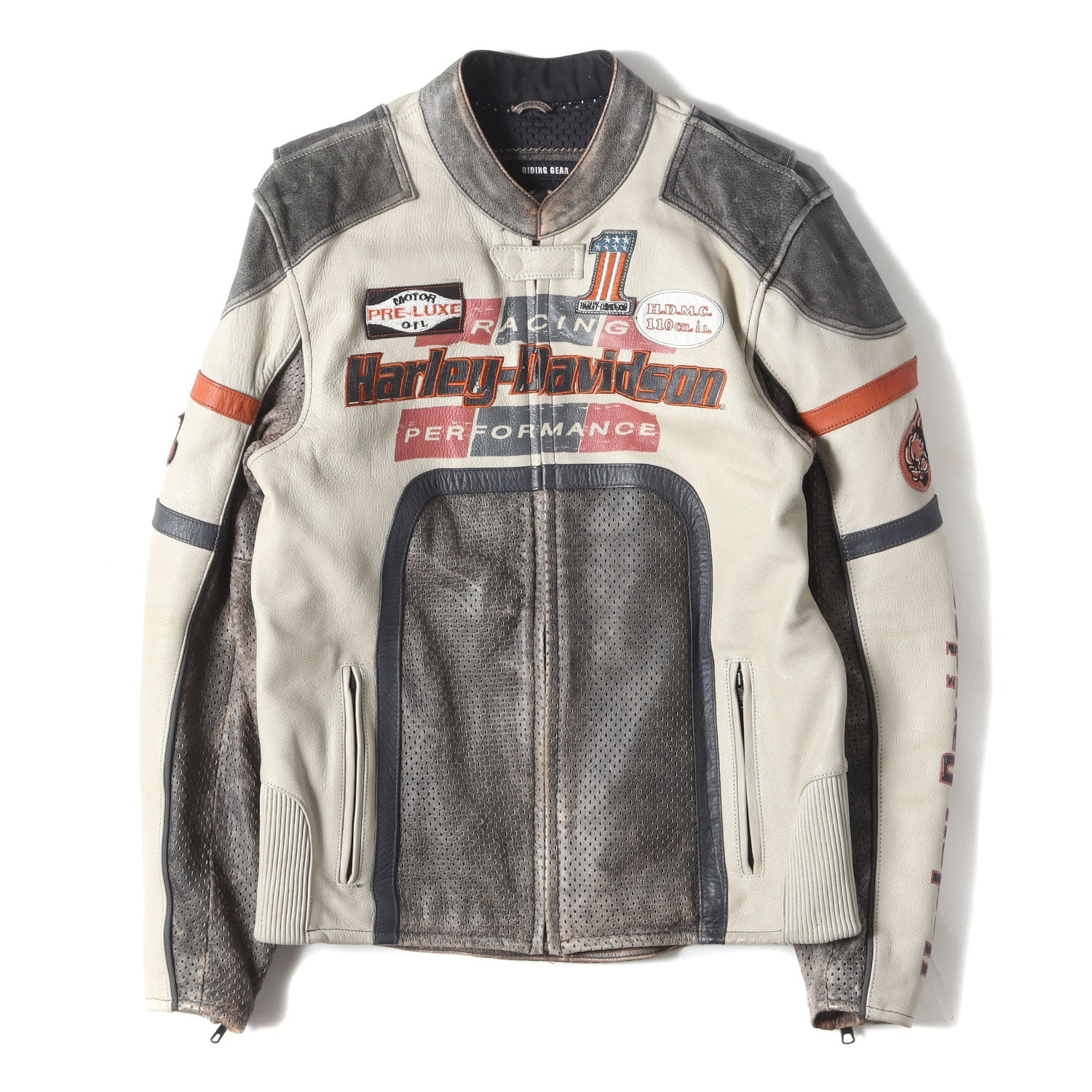 HARLEY-DAVIDSON (ハーレーダビッドソン) レザー レーシング ライダースジャケット – ブランド古着の通販・買取 | BEEGLE  by Boo-Bee