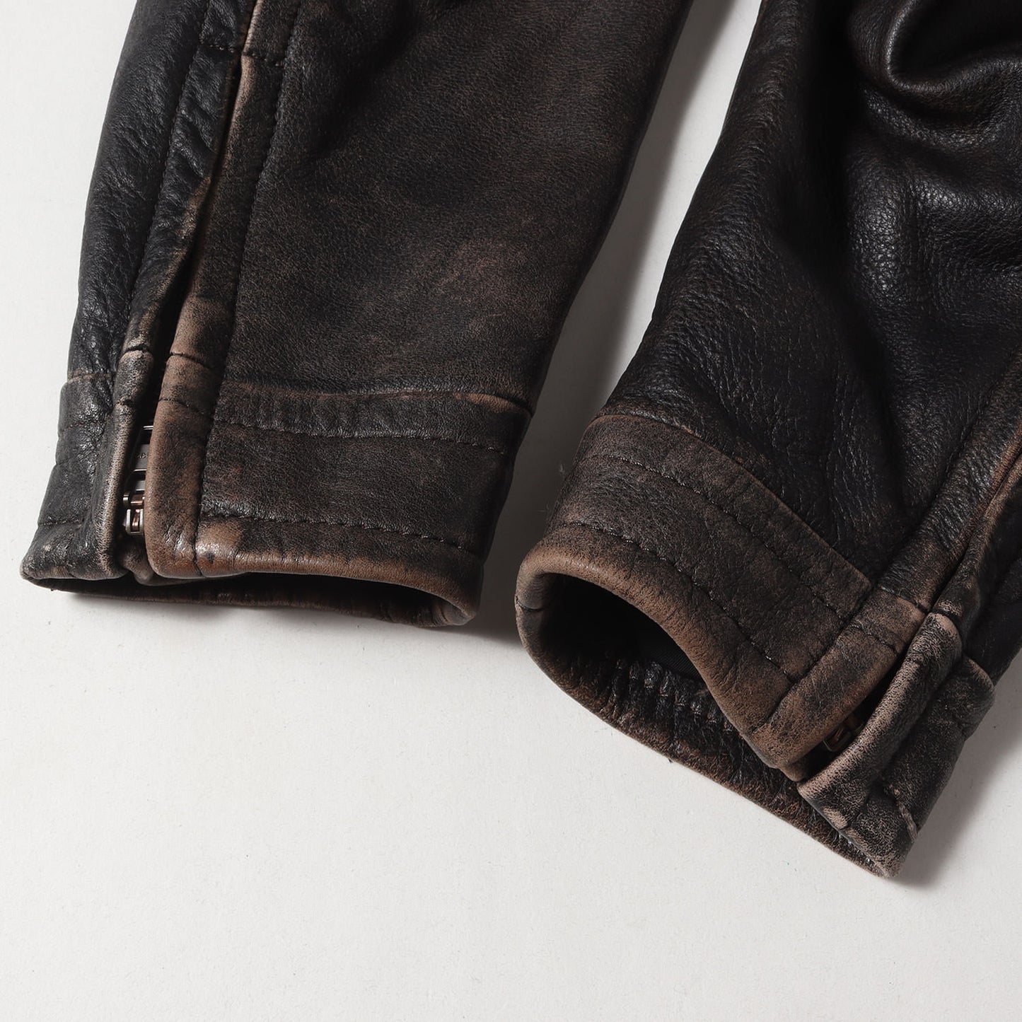 レザー シングル ライダースジャケット