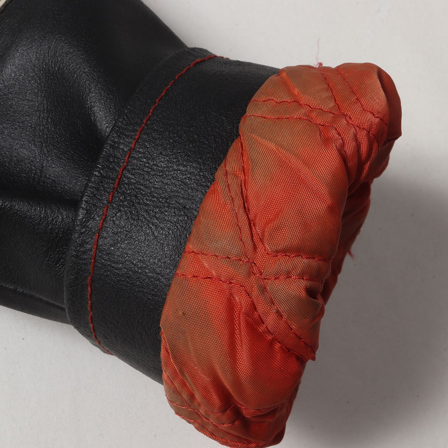 00s 袖ロゴ 2トーン シングル レザー ライダースジャケット(HDC製)