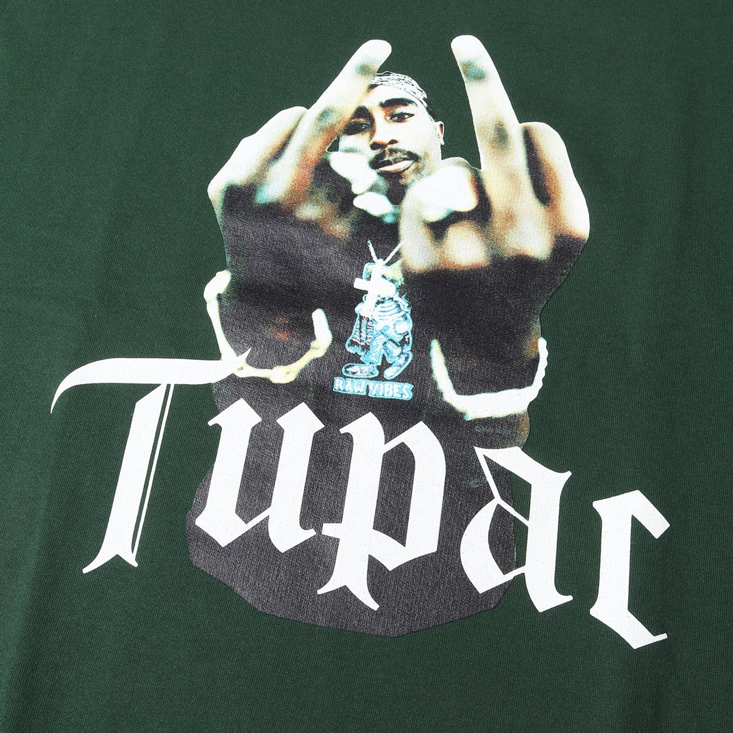 23SS ×2PAC フォトプリント クルーネック スウェット(SWEAT SHIRT)