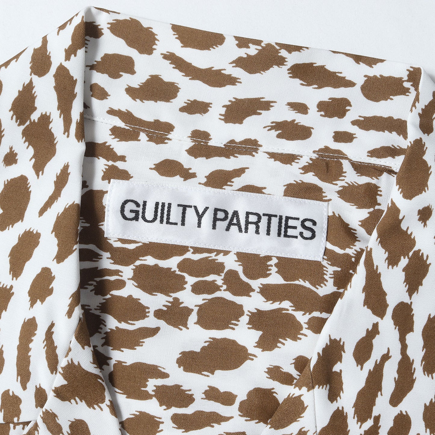 24SS レオパード柄 オープンカラー レーヨン シャツ(LEOPARD OPEN COLLAR SHIRT)