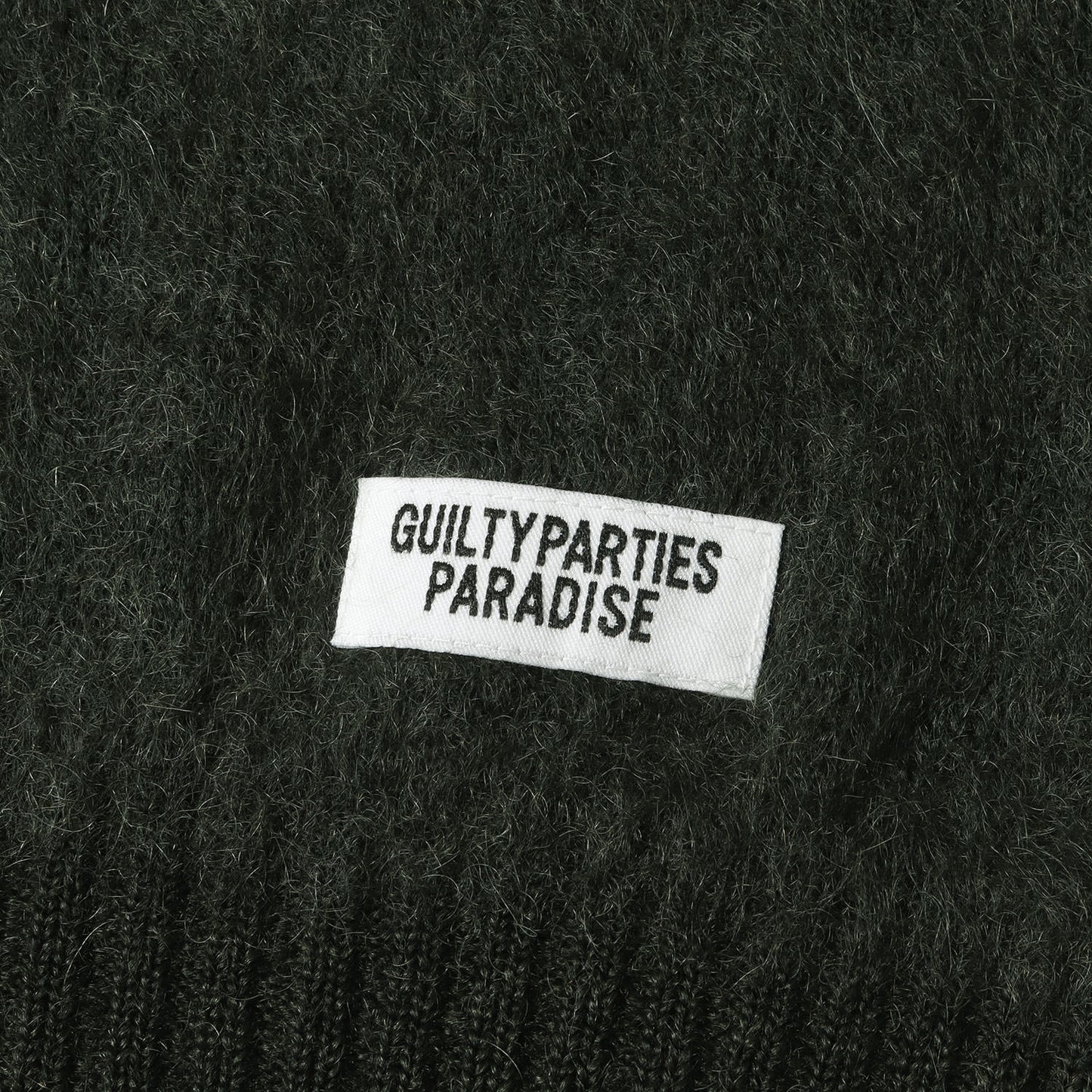 23AW ロゴ刺繍 モヘヤニット セーター(MOHAIR KNIT SWEATER)