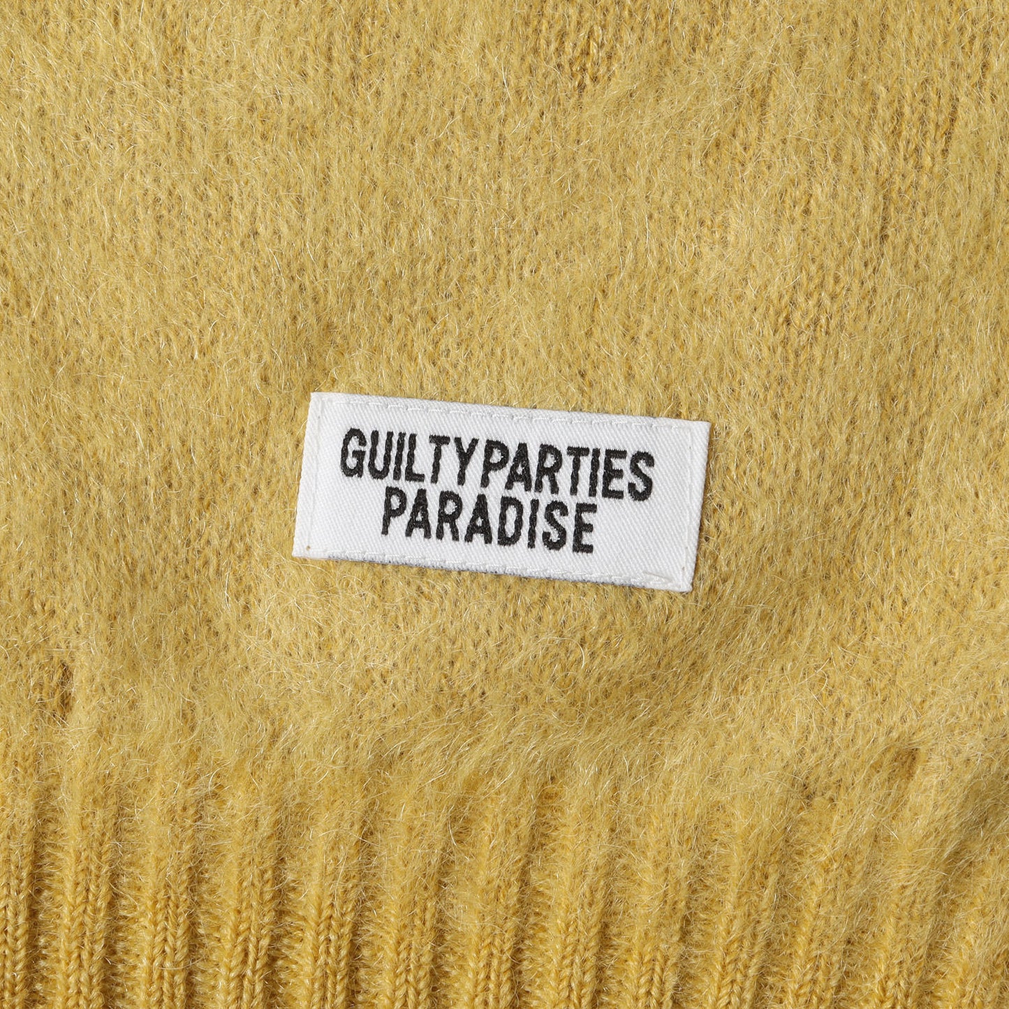 23AW ロゴ刺繍 モヘヤニット カーディガン(MOHAIR KNIT CARDIGAN)