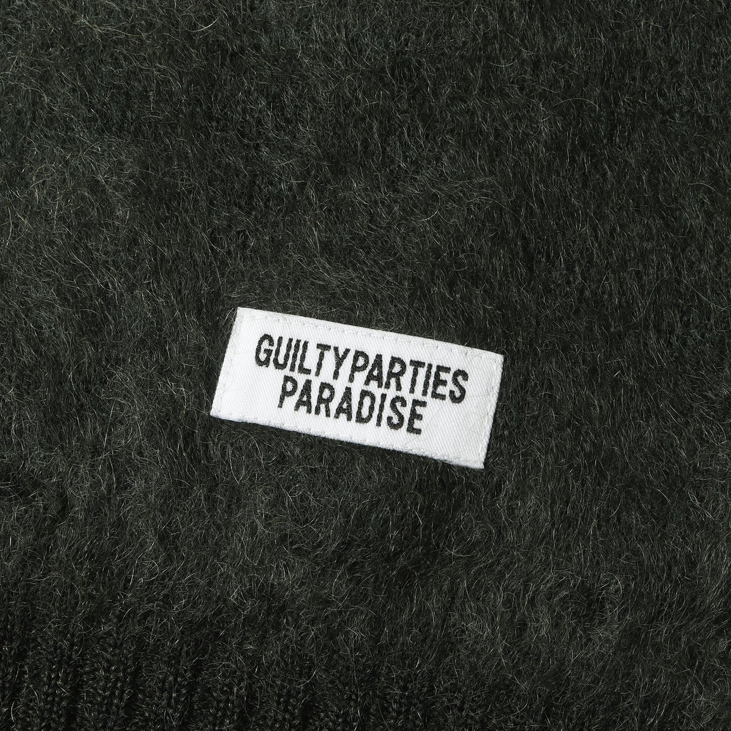 23AW ロゴ刺繍 モヘヤニット カーディガン(MOHAIR KNIT CARDIGAN)