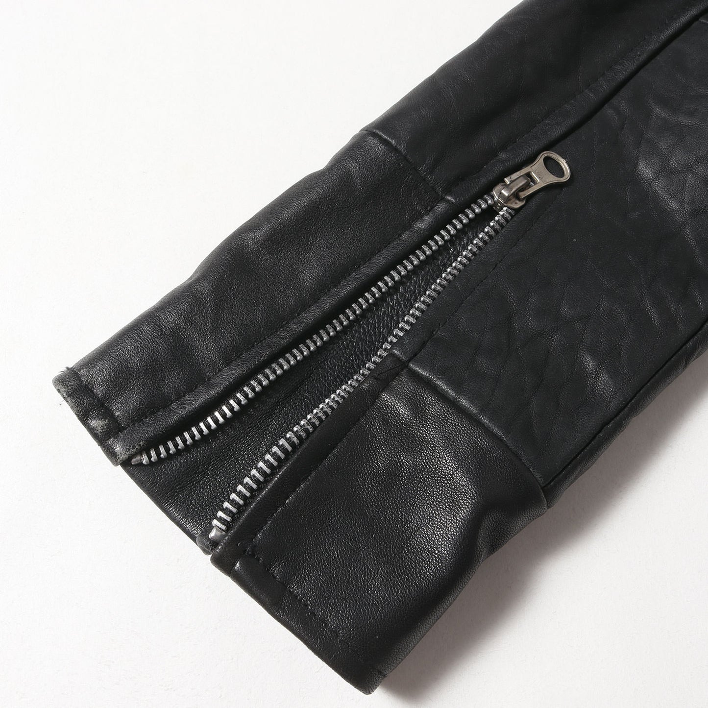 レザー ダブル ライダースジャケット